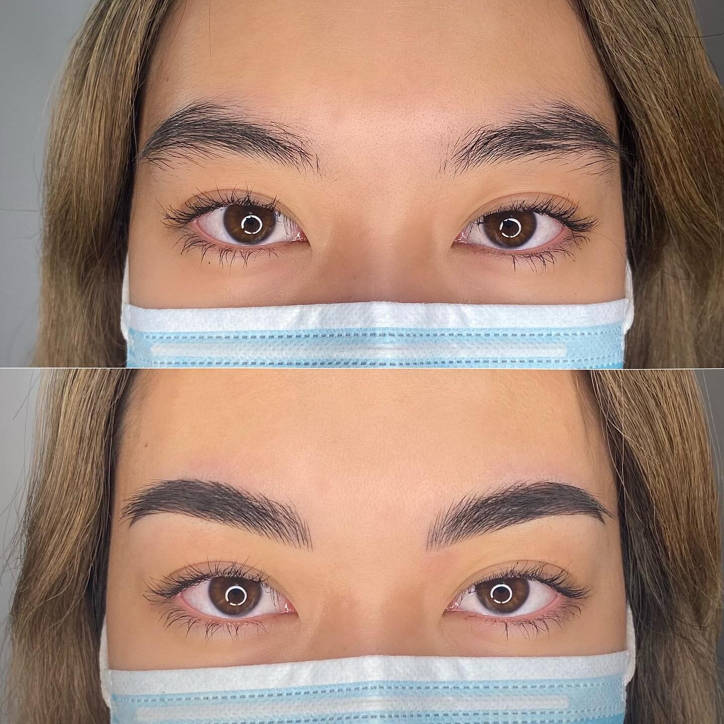 LUXURY NANO BROWS |  Who says thick brows can&rsquo;t enjoy nano brows too?!? 😍

Technique: Nano shading 
Colour: Mud + Lava
Price: $400 (including free touch up)
Longevity: Up to 1.5 - 2 years

#calgarybrows #yycbrows #yycnanobrows #yycmicroblading