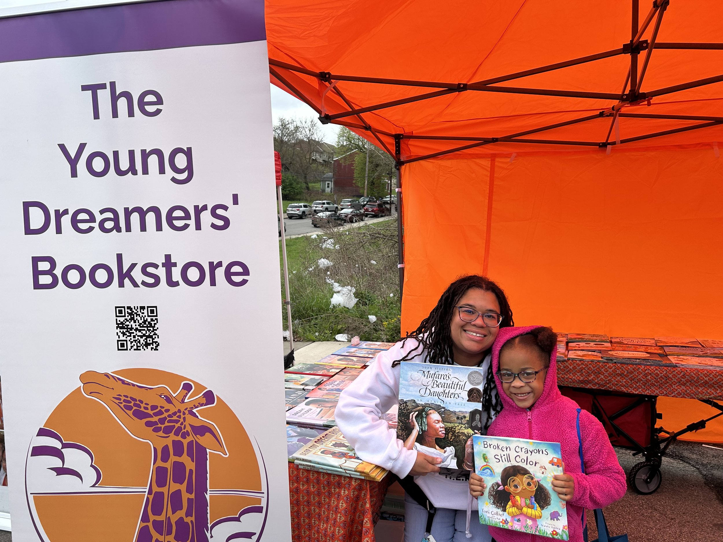 Cold Day but Warm Connection @ The August Wilson Block Party