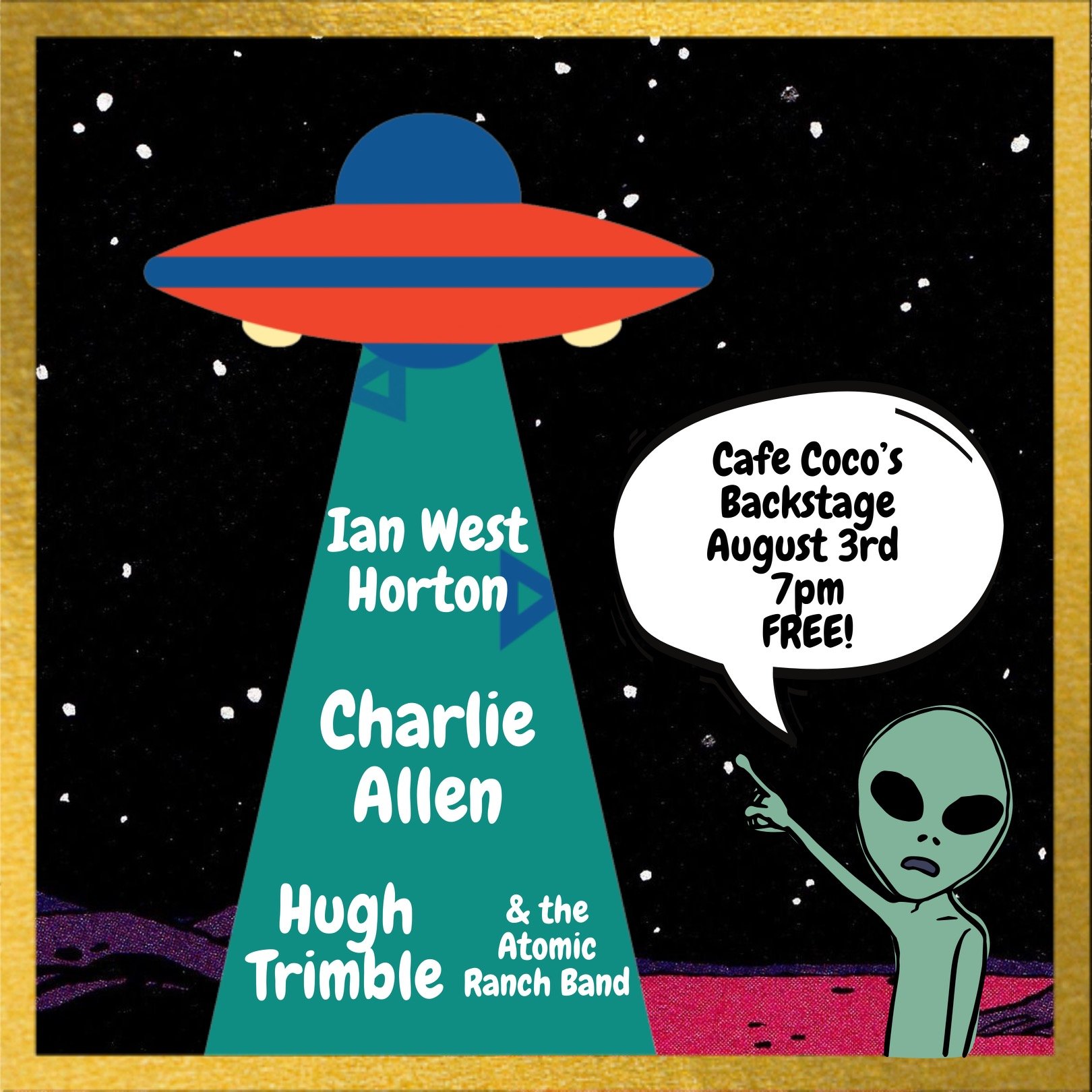 Hugh Trimble, Charlie Allen, Ian West Horton