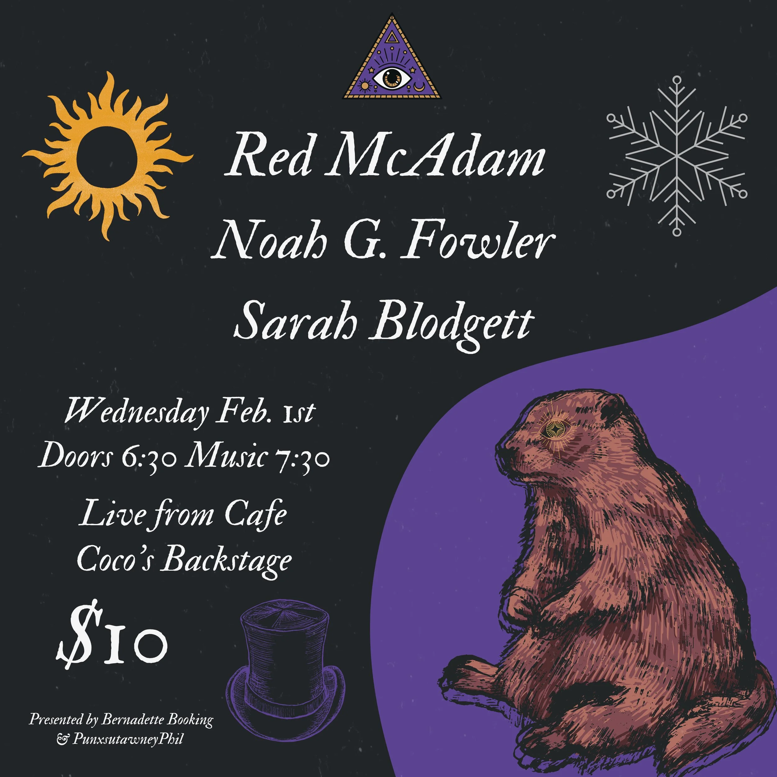 Red McAdam, Noah G. Fowler, Sarah Blodgett