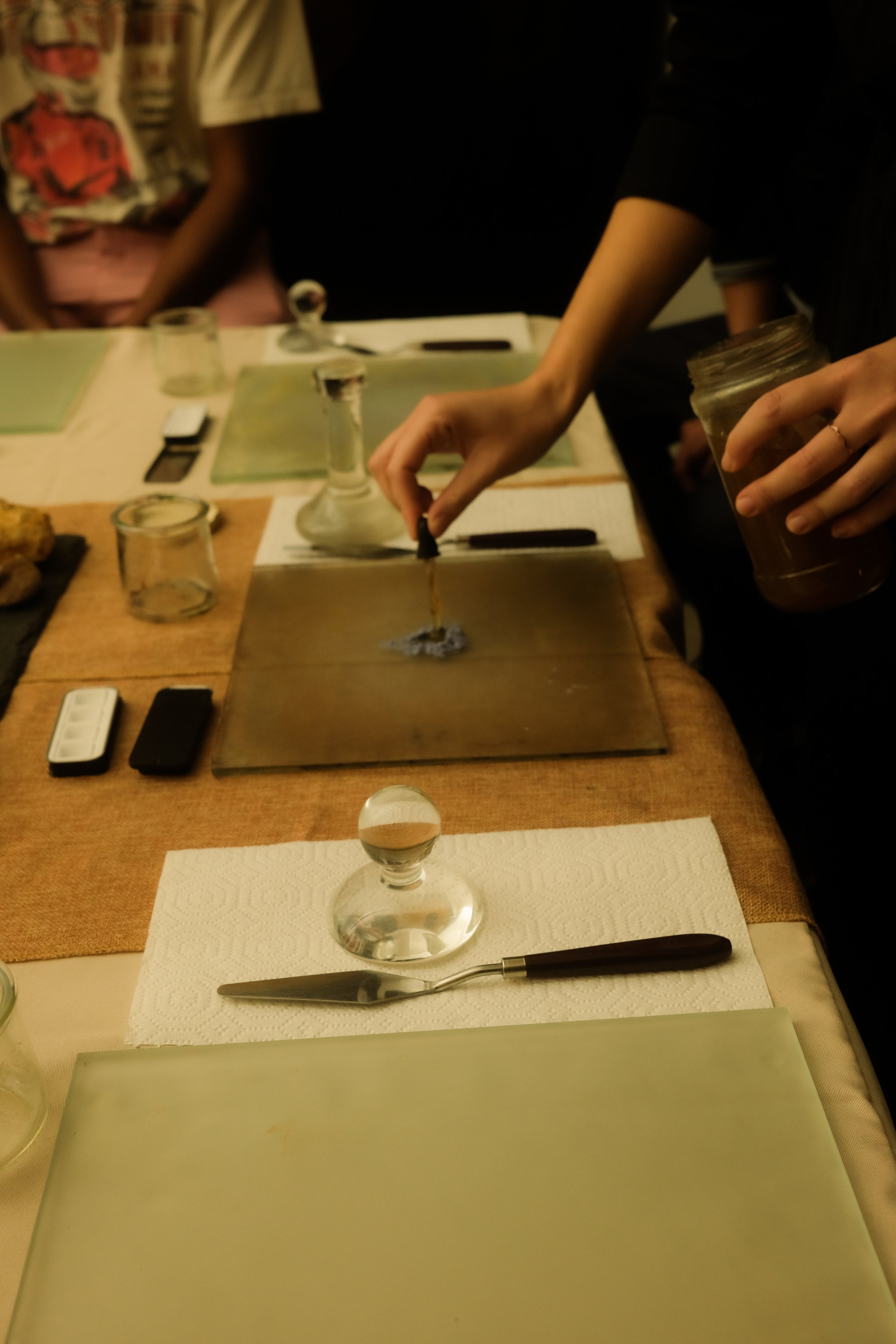 USAL Natural Paint Workshop at Julia Gadoy Studio. los angeles. 2024