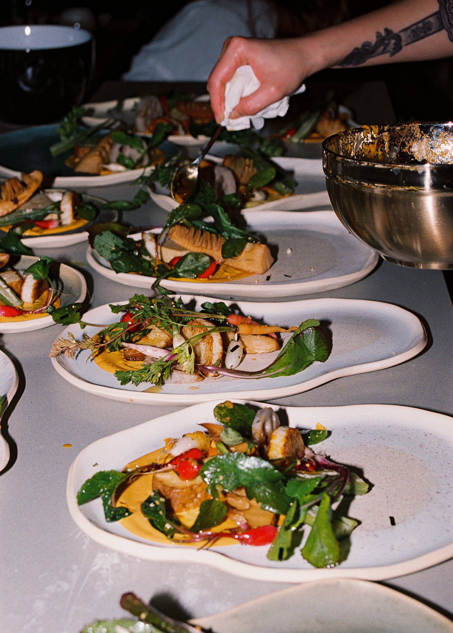 owiu designs x zoey gong private dinner/ los angeles. 2023.