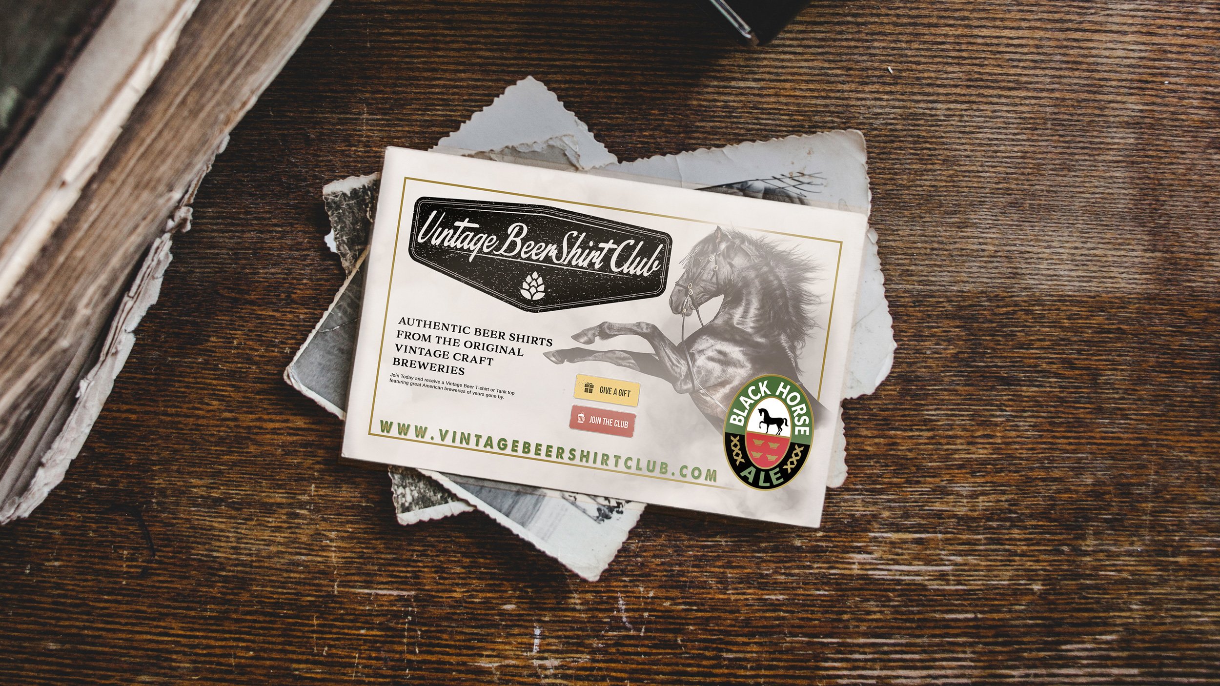 Black Horse Postcard for VBSC