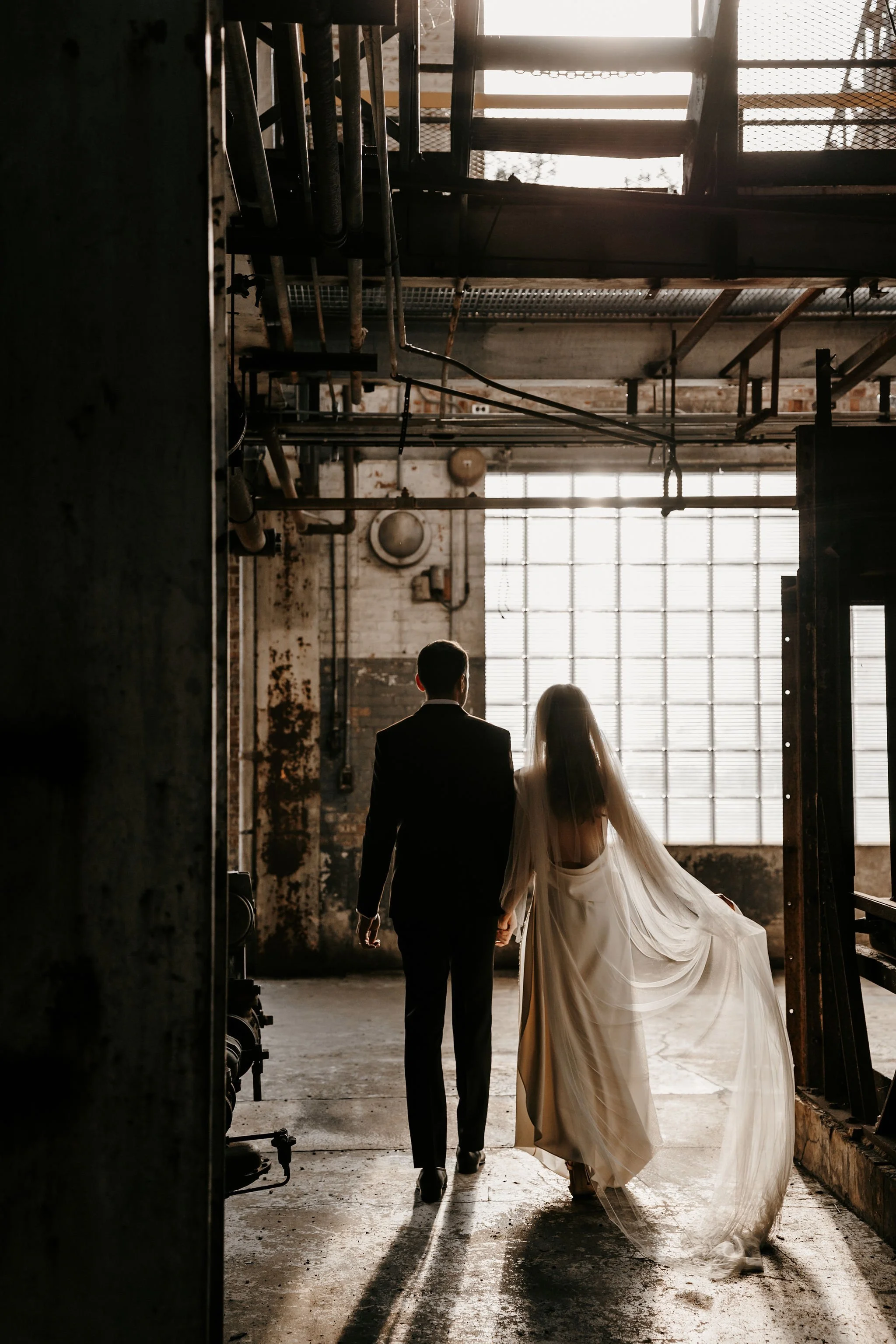 A Non-Traditional Wedding at Mass MoCA in the Berkshires of Massachusetts