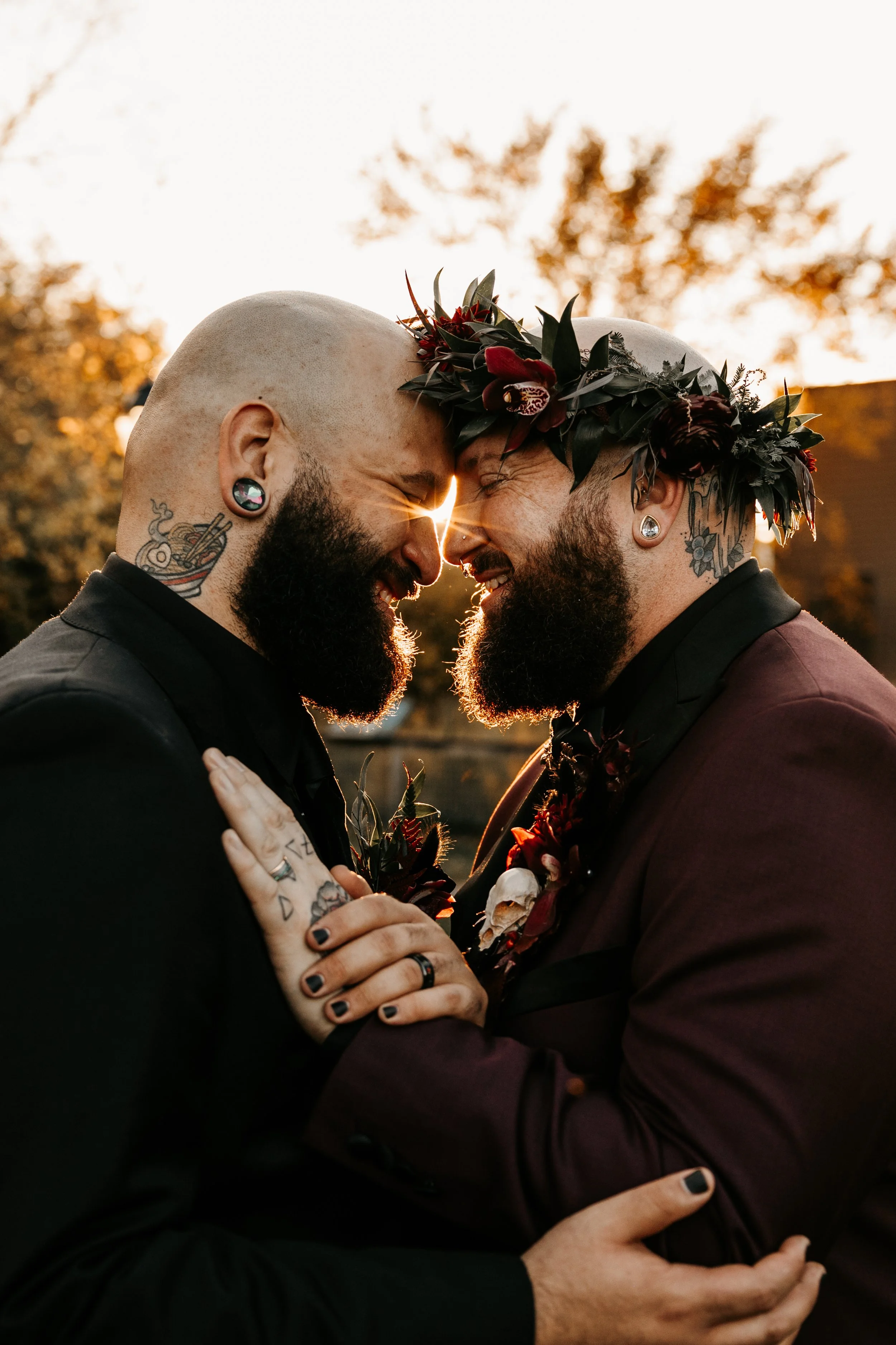 A Dark, Moody, and Magical Wedding at Olio in Peabody | Kenny &amp; Rob’s Full Moon Celebration