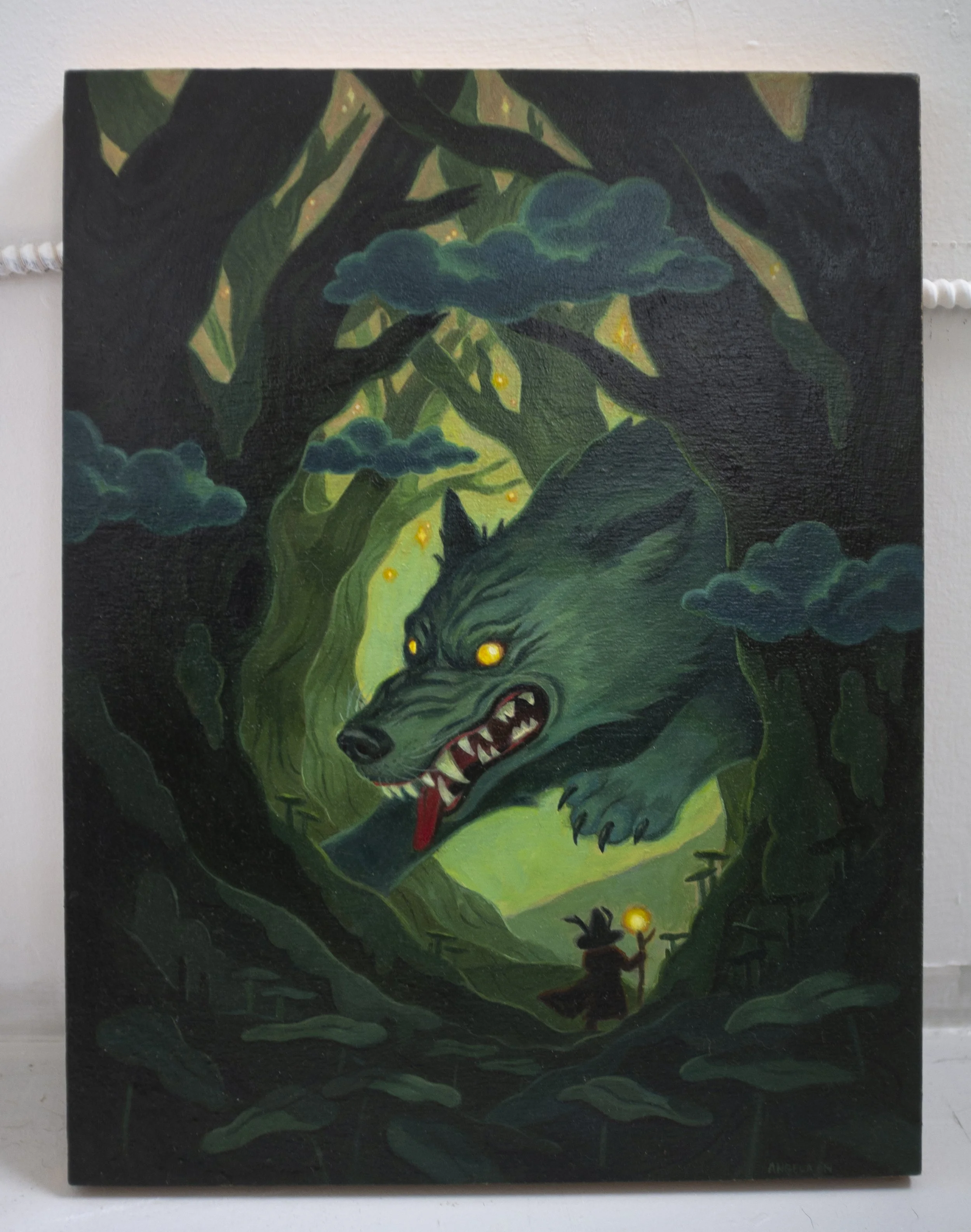 "Giant Growth" - 11 x 16 oil on panel