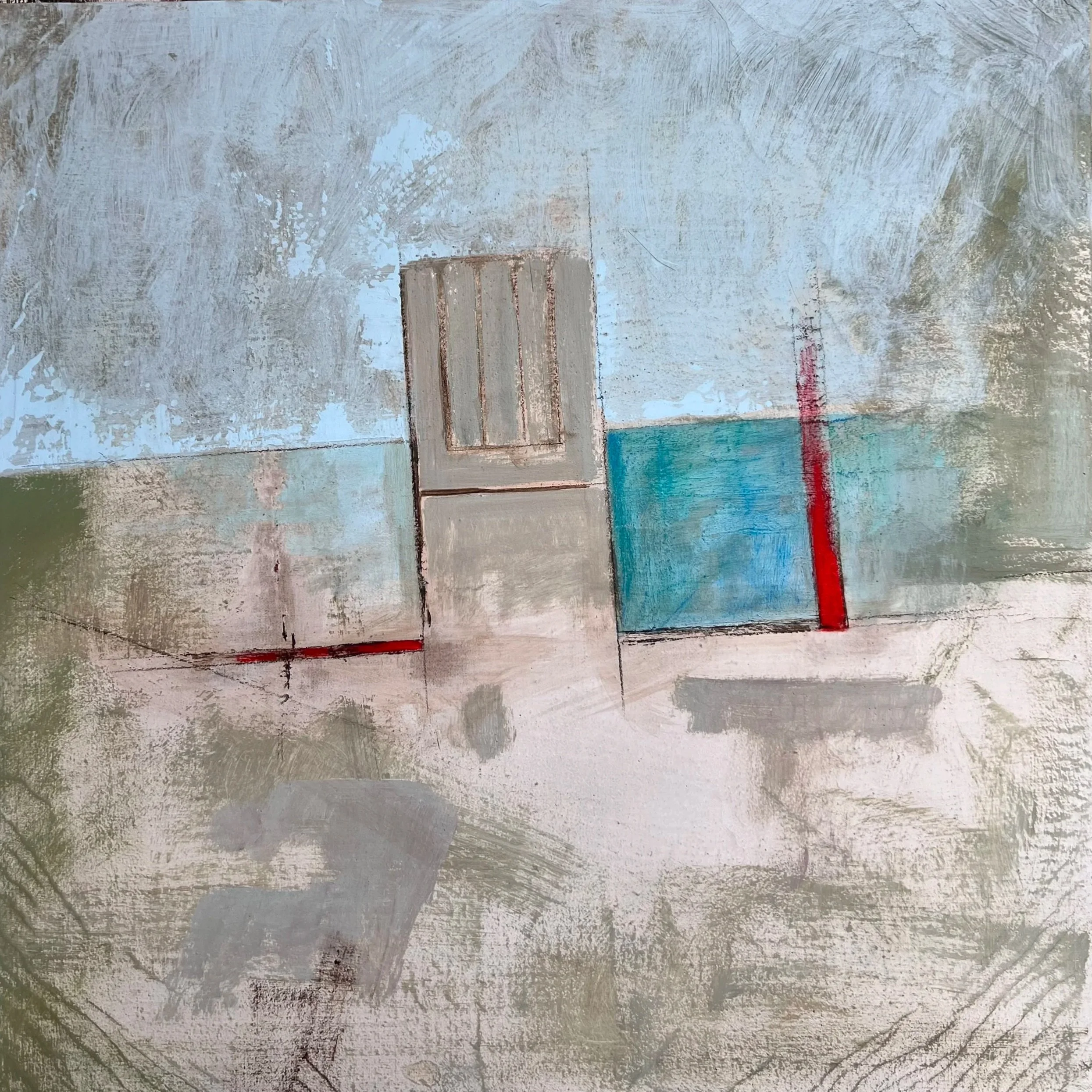 IN-SITE episodio1 acrilico su tela 50x50cm