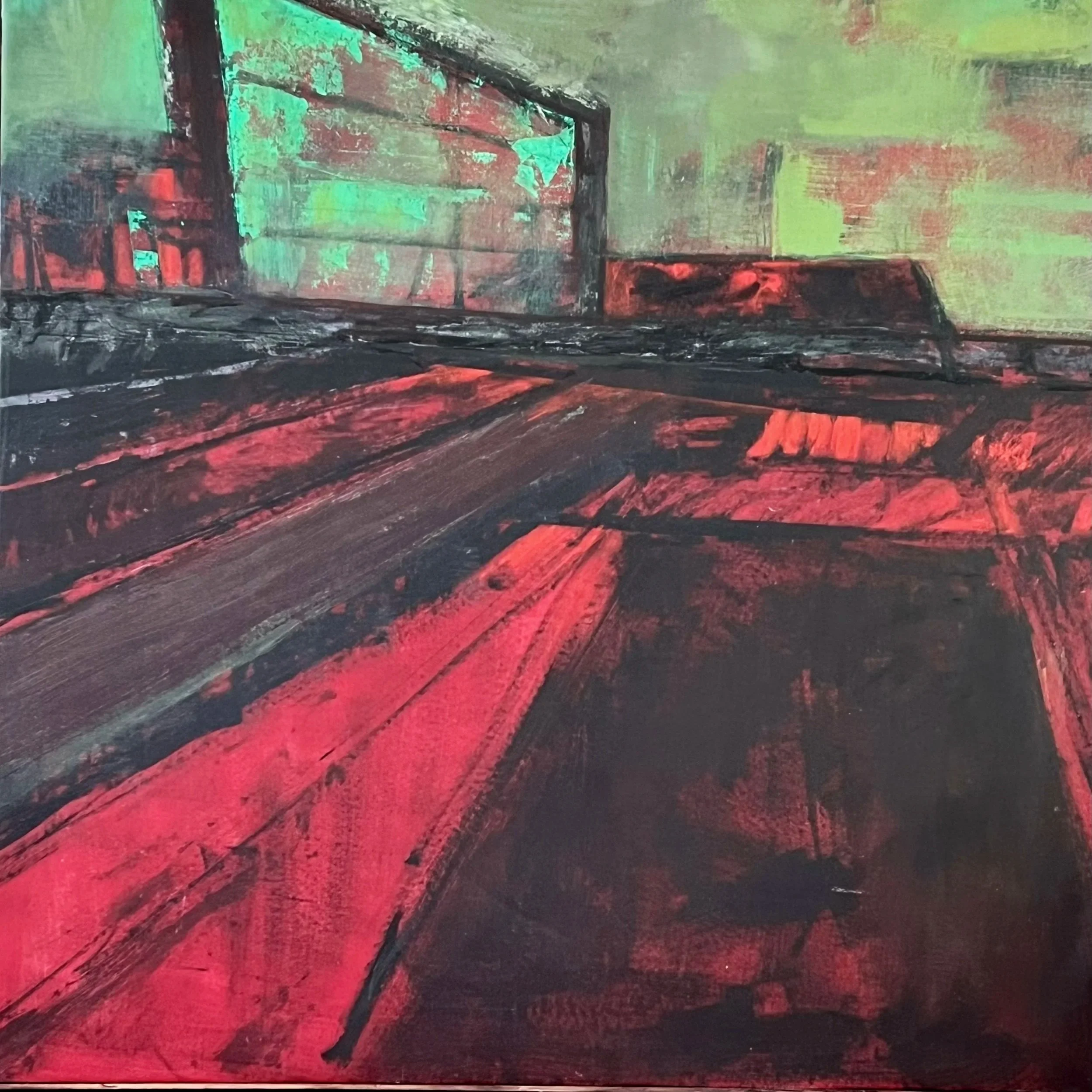 L'ARGINE DEL TEMPO
acrilico su tela 105x105cm