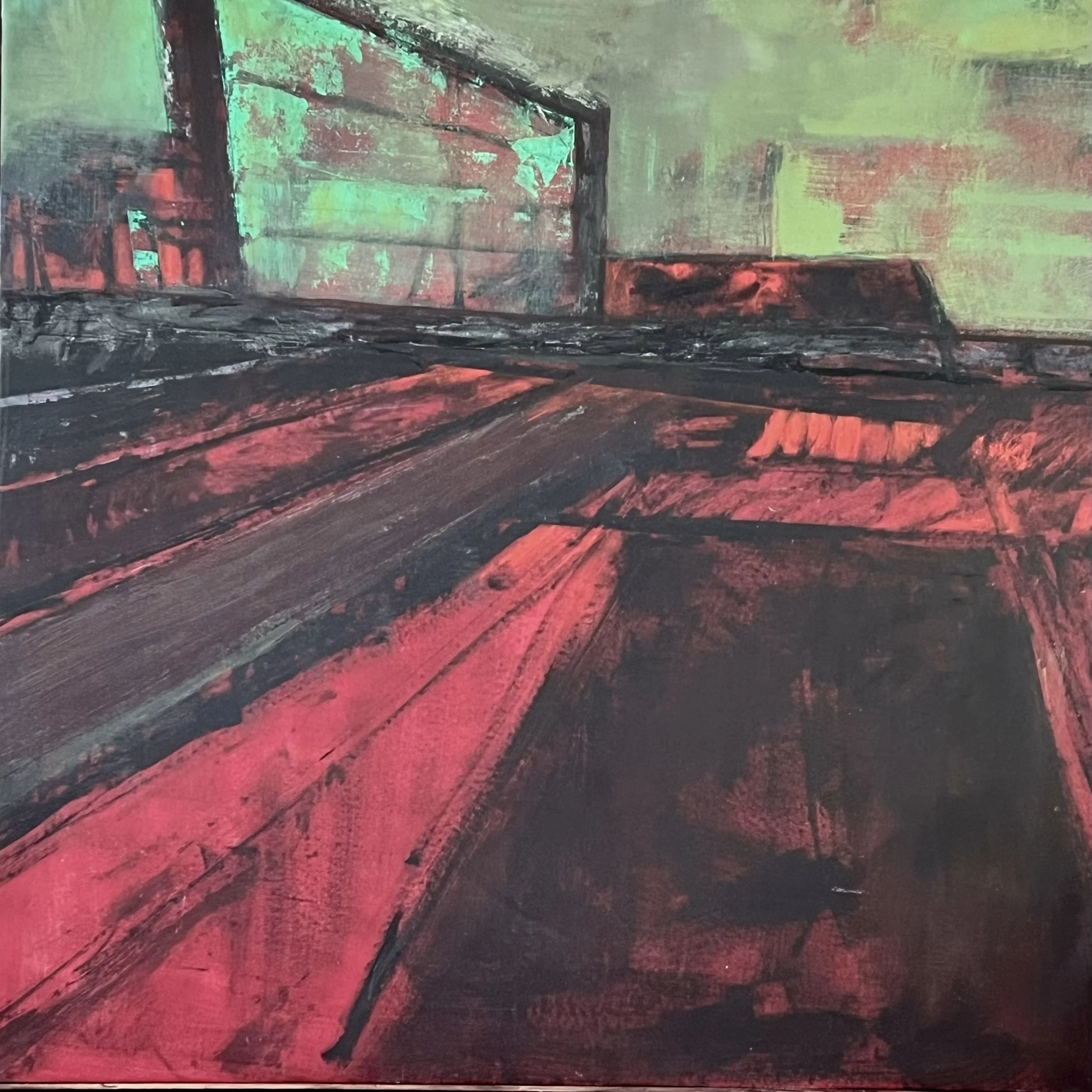 L'ARGINE DEL TEMPO
acrilico su tela 105x105cm