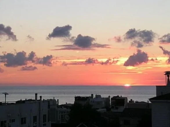 Sunset from roof deck