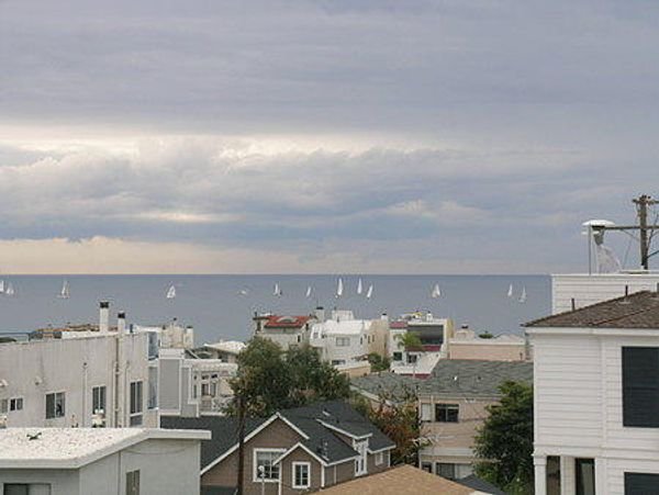 View from roof deck
