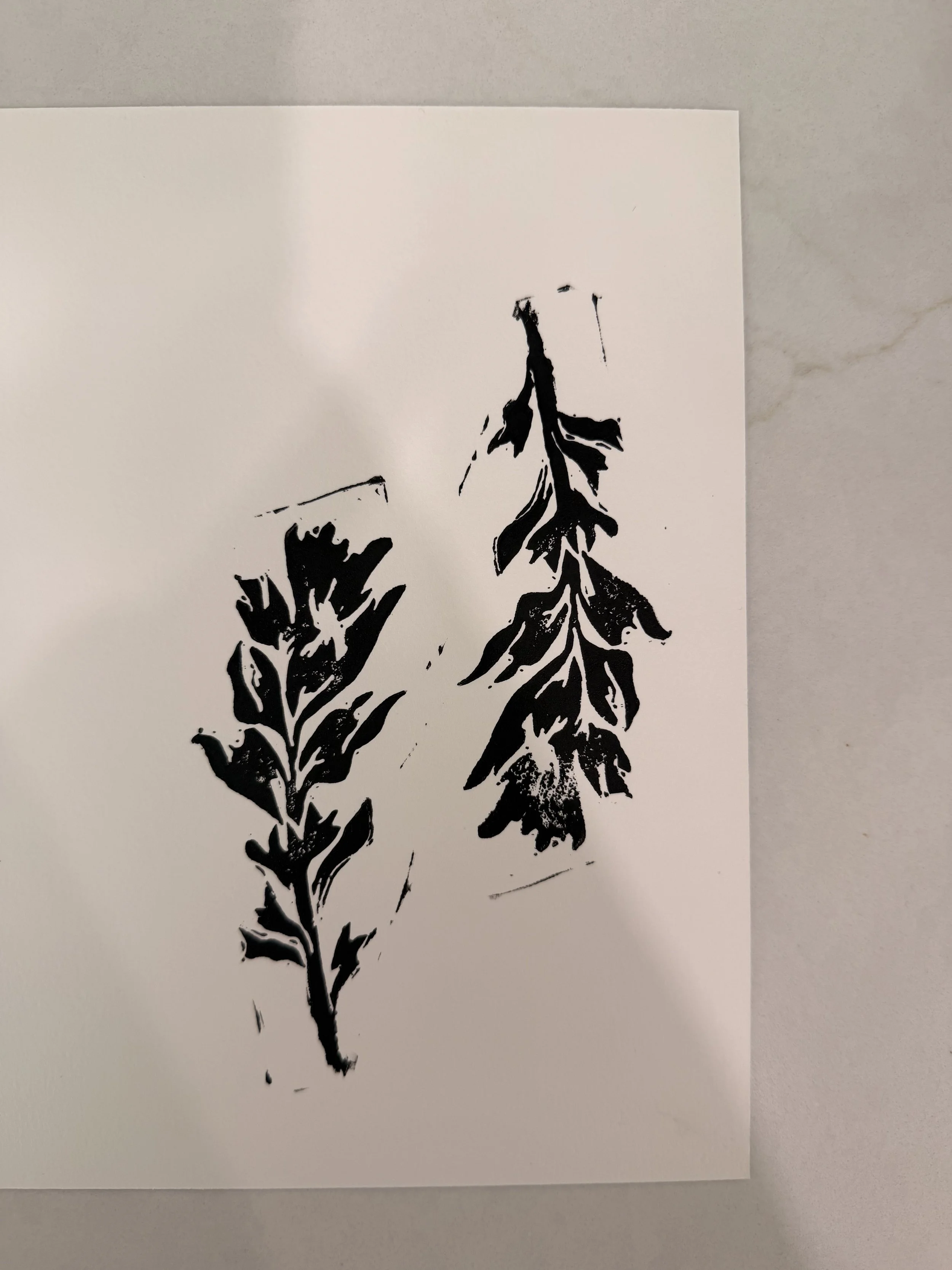 Limited Edition Falling Paintbrush Print