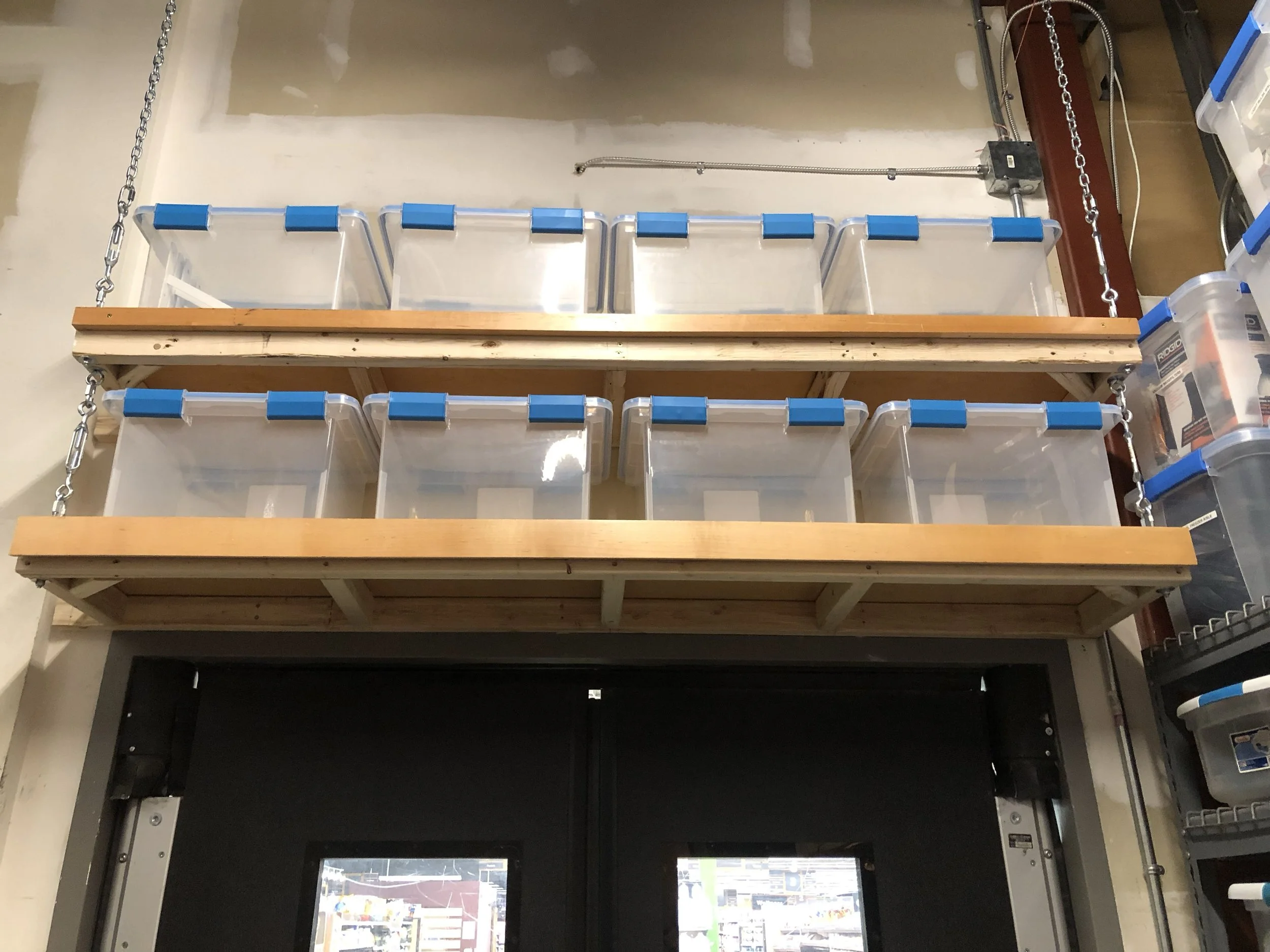 Suspended Shelving