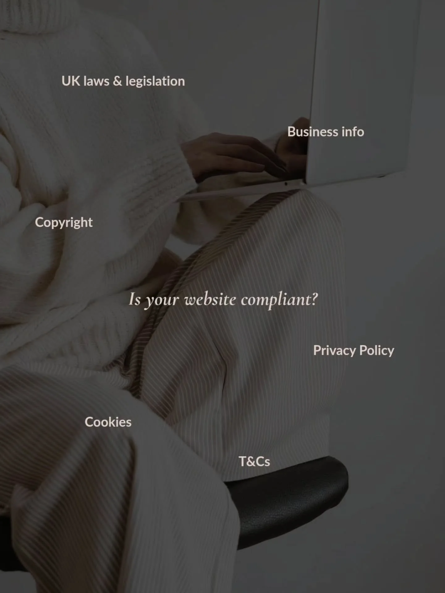 Is your website actually compliant? 👀

It&rsquo;s not just about looking good - your site has to meet UK laws &amp; legislation. From displaying your business info to GDPR, privacy policies, cookies, and accessibility, missing even one requirement c