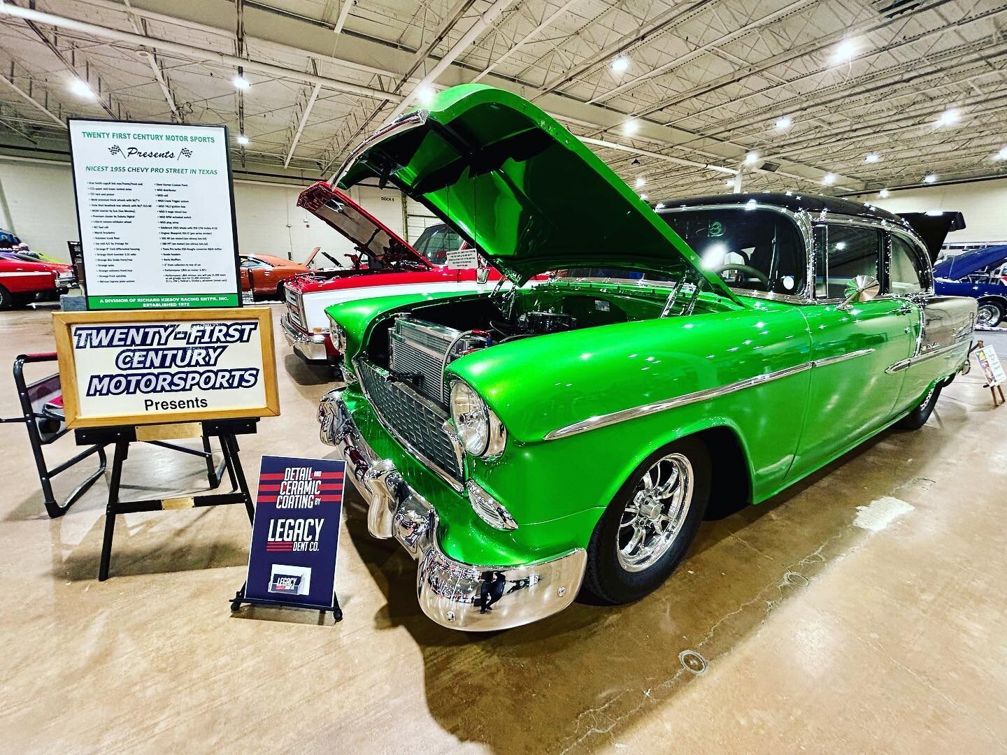 Proud moment. 🙏 Thanksgiving you for all of the support! Great to see this beauty at @hotrodshows after getting paint corrected and #ceramiccoating ! 🤜🤛😎🇺🇸 #togodbetheglory #godblessamerica