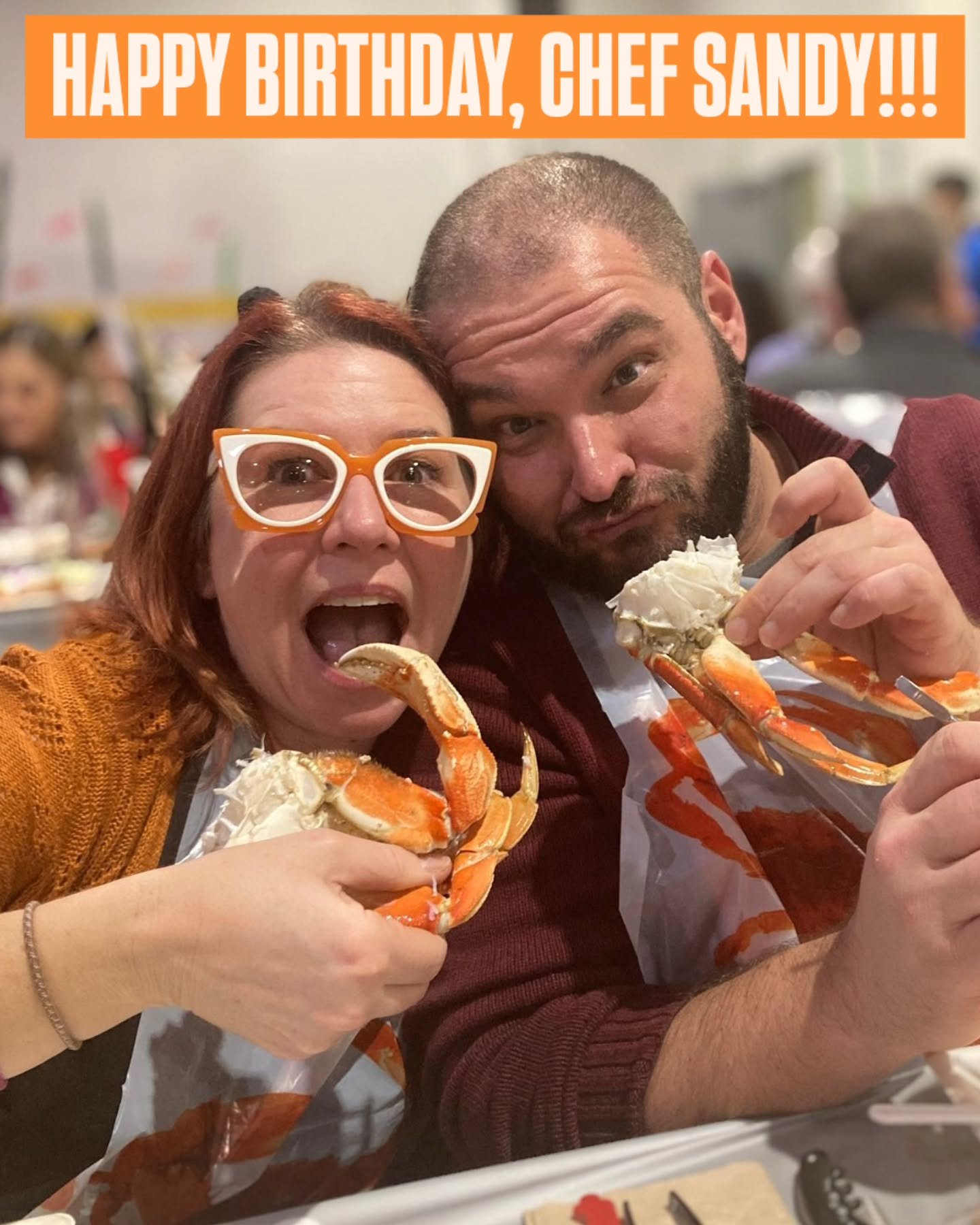 🍾🎂🍻 HAPPY BIRTHDAY to the one and only Chef Sandy (@chefsandysauter) -- our fearless &quot;whisk-taker&quot; in the kitchen and the queen of making all recipes &quot;pasta-ble&quot;! Her joy for cooking is only matched by her passion for teaching 