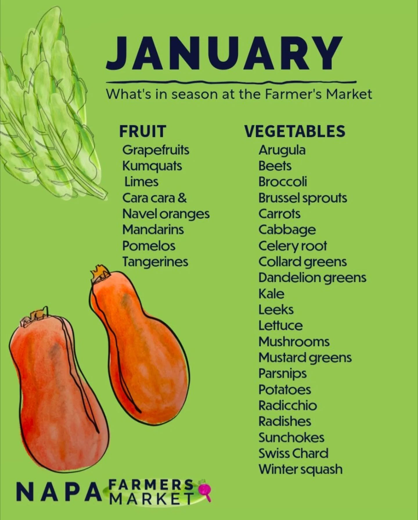 @napafarmersmkt we are here for all of these winter flavors. This is a season that's often underrated is one of our favorites for produce in California. We're already coming up with new zesty recipes!🍋