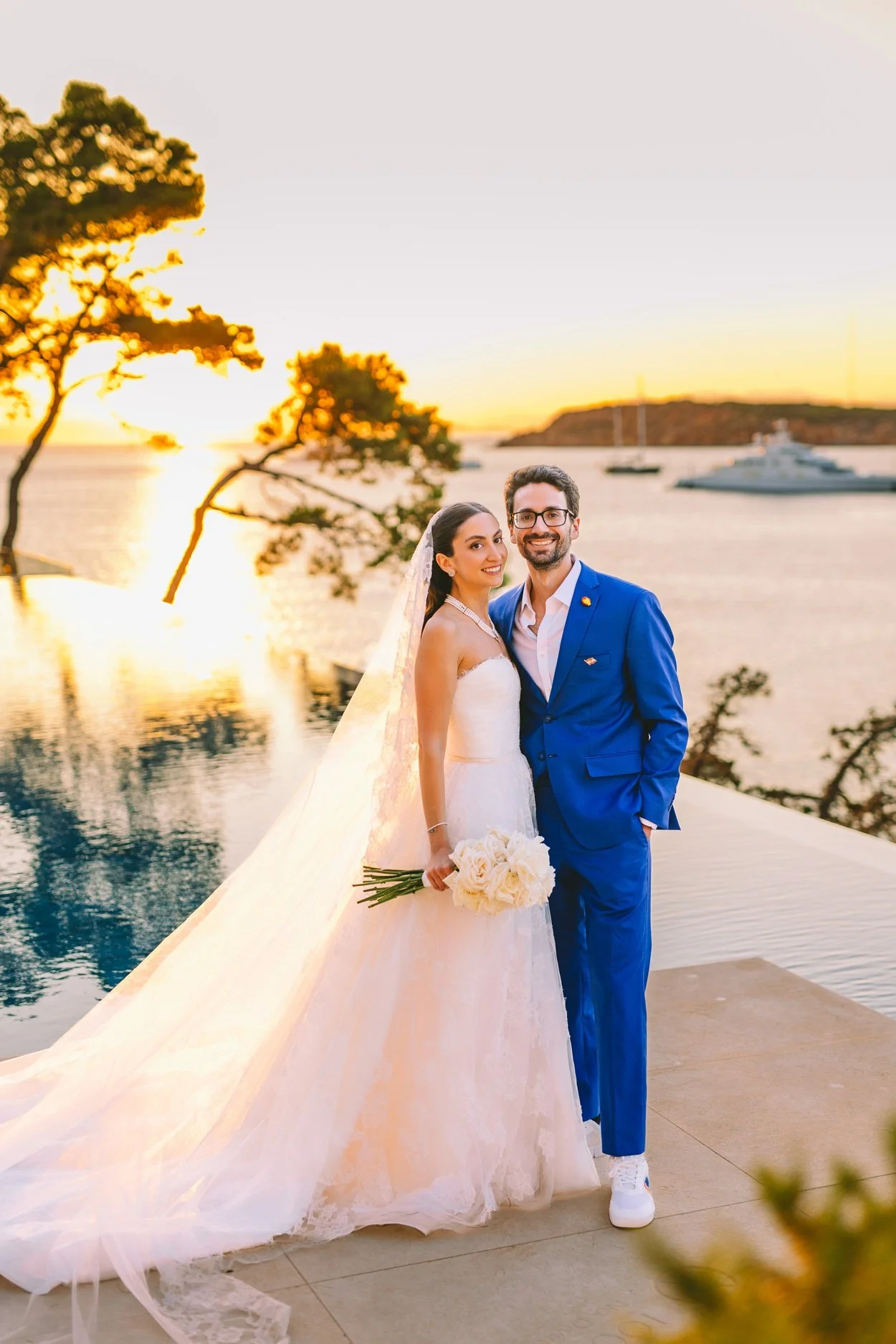 full length portrait at the pool 