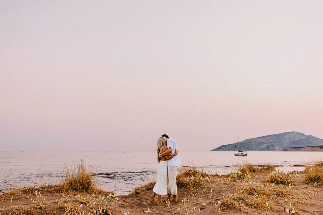 Portraits using the last light of the day
