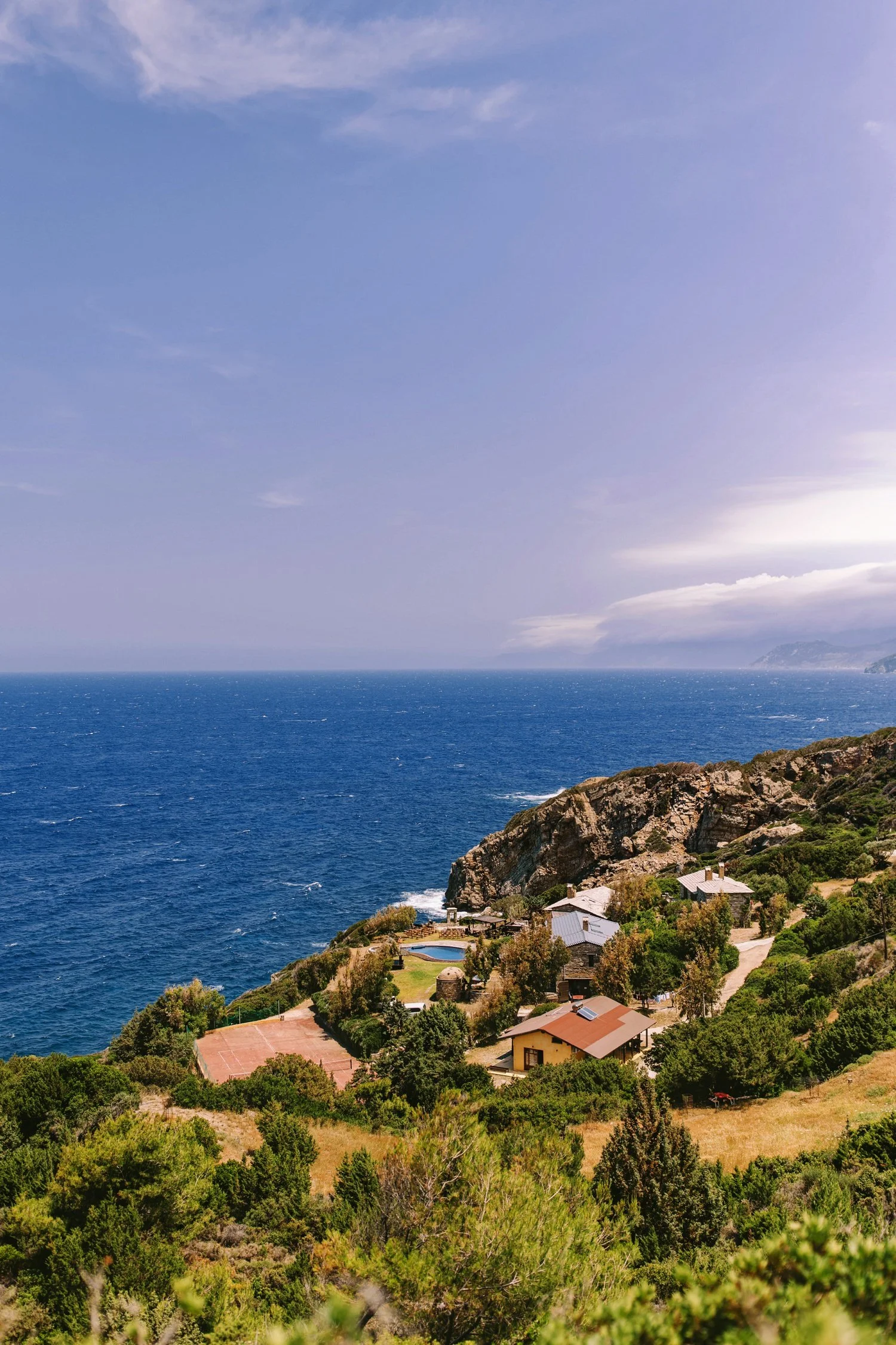 villa delenia from above