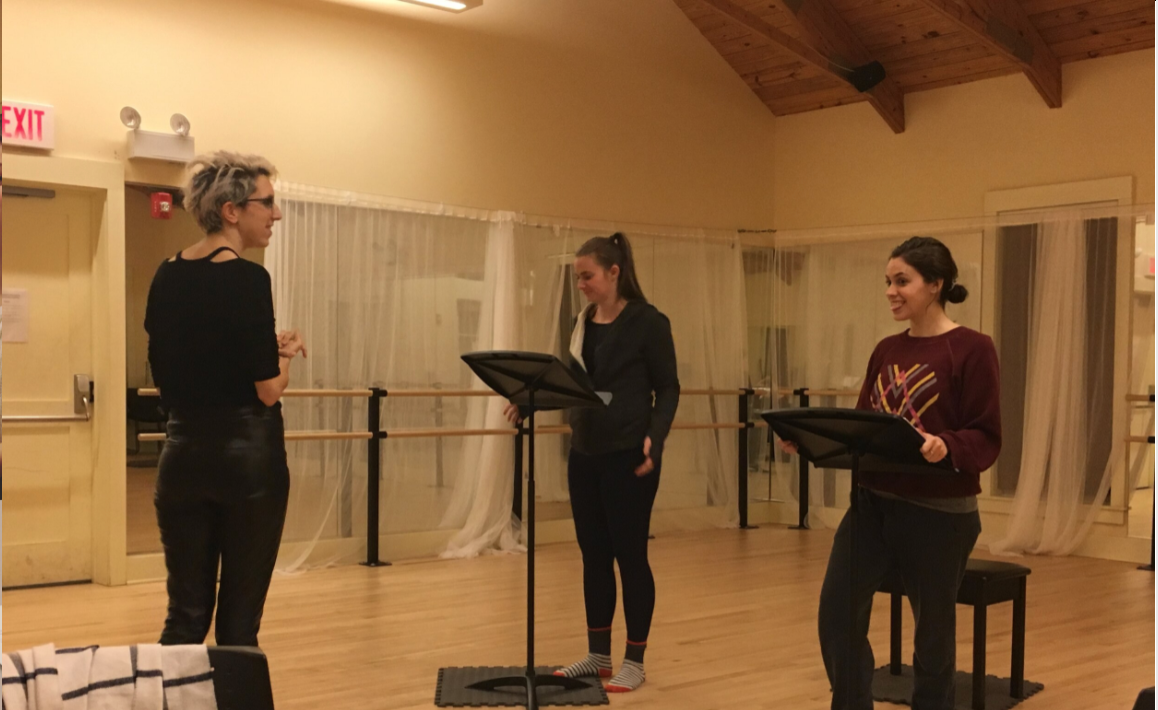 Allison works with two actors, Anne-Marie Pietersma and Alex Becker. 