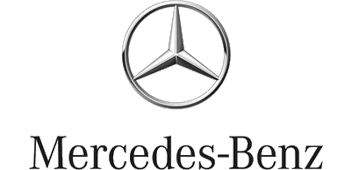 Mercedes-Benz logo with brand name underneath