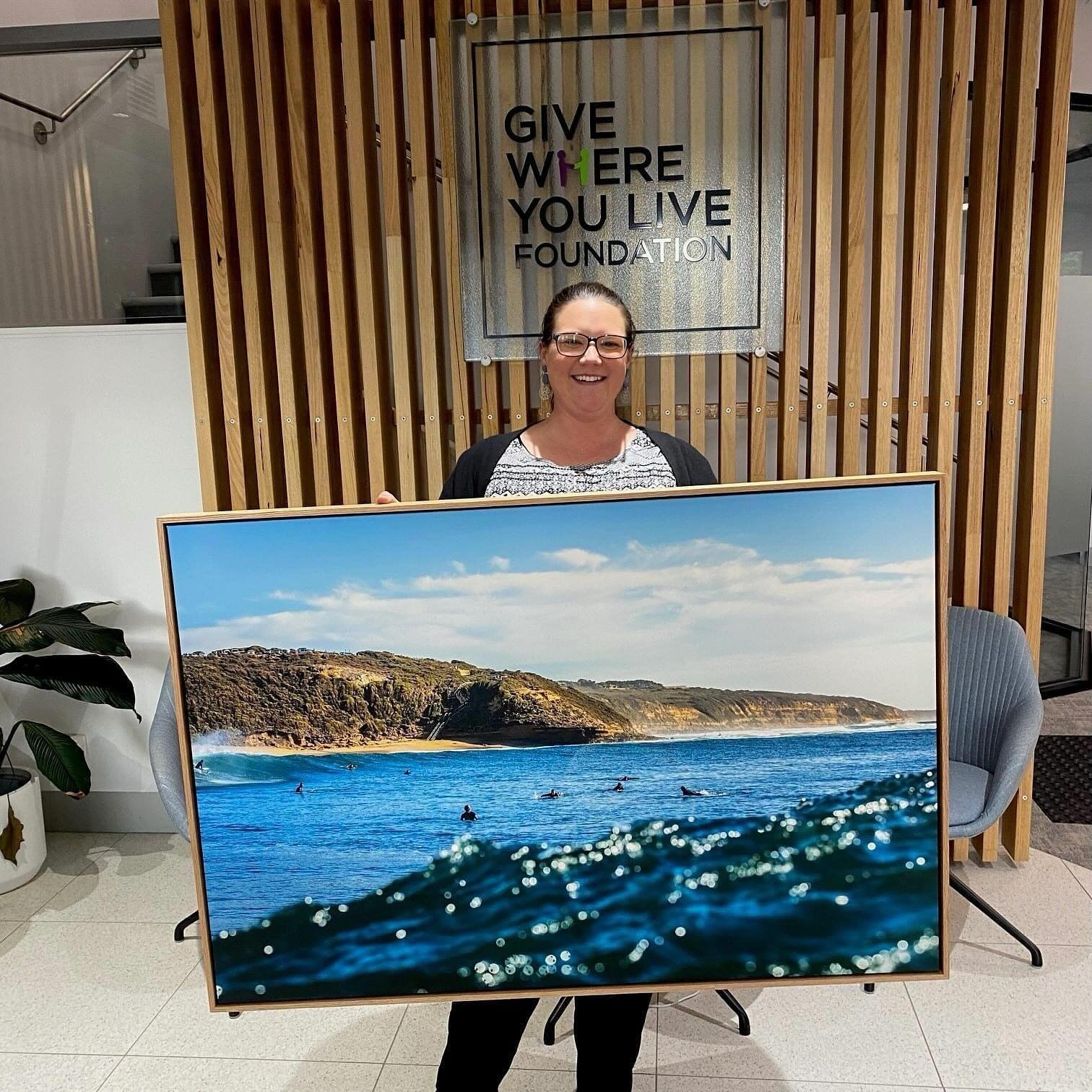 Big congrats to Emma who is the lucky winner of the Surf Coast Trek Raffle first prize 🥇- An original photograph of #BellsBeach by @asnowman1 

The raffle helped us raise $2600 - how good is that! 

Thank you to @bellsfineart and Adam Snow, all our 