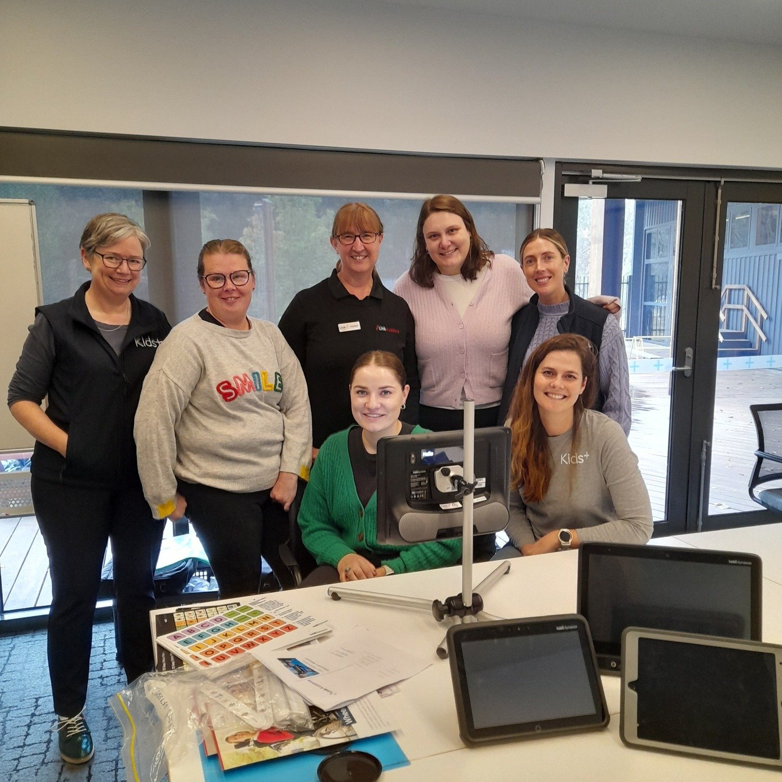 Recently, the Speech Pathologists and members of the wider team at Kids+ were fortunate to meet with Charlene from Link Assistive to learn more about the Tobii Dynavox I-13 Communication device. 

Link Assistive have generously offered this device an