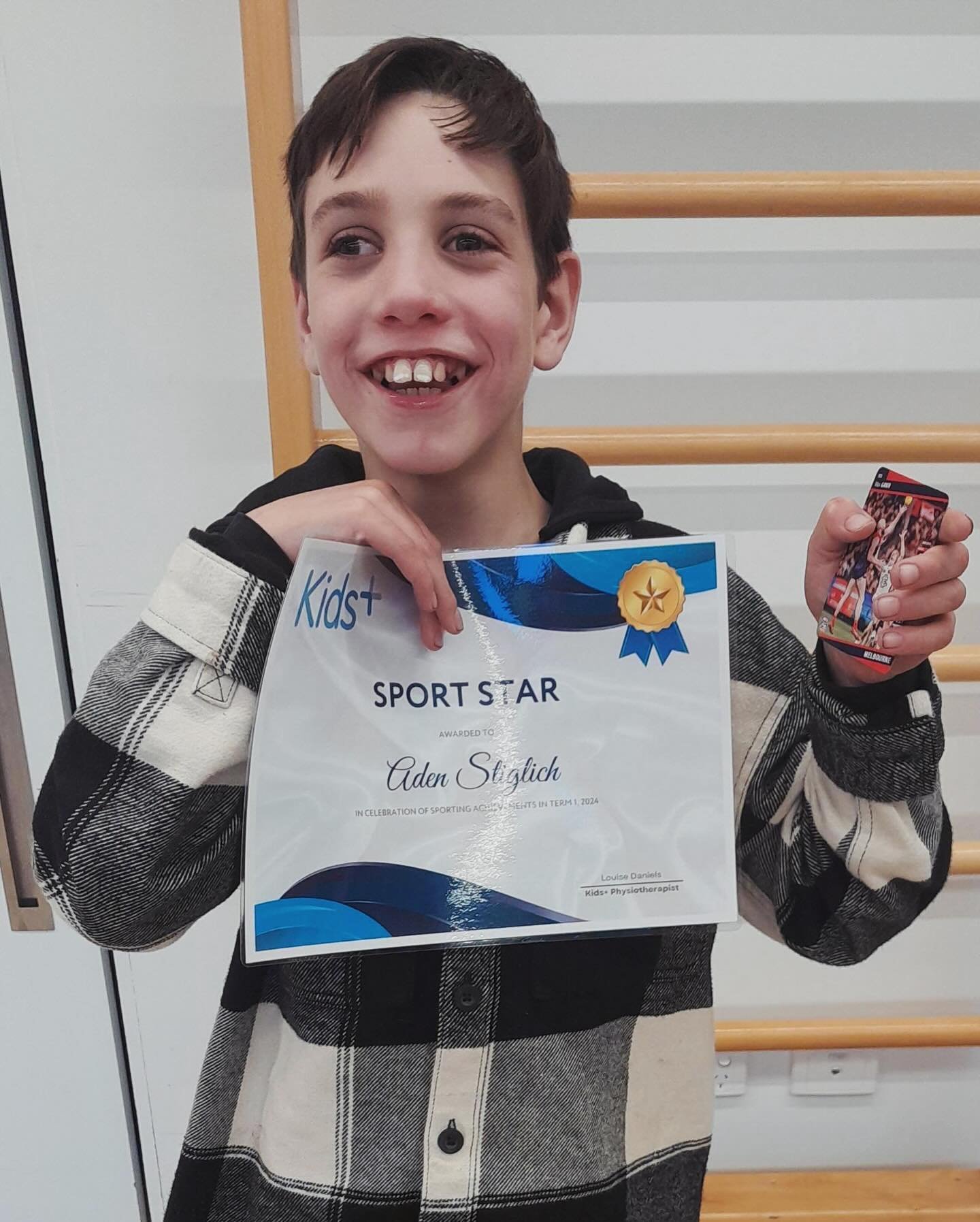 Our Term 1 Sport Star is Aden!
 
Aden is awesome. Every time he comes to Kids+ he gives it his all and we are always so impressed. Over the summer, Aden work hard at his water-skiing skills and is delighted to be able to stand behind the boat. Check 