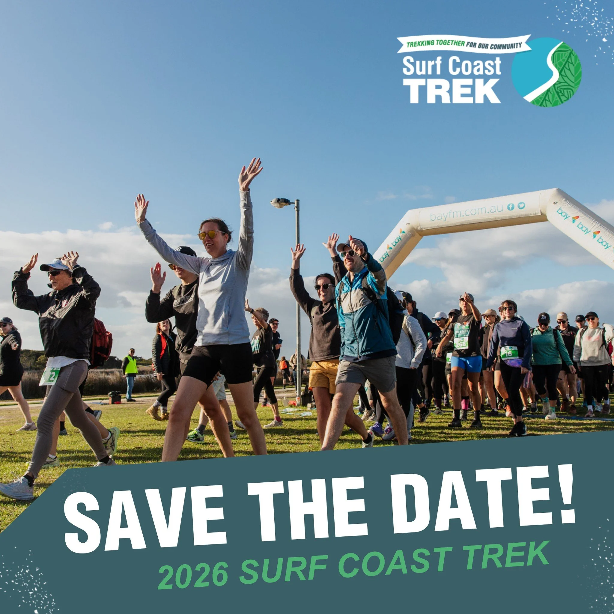 Epic coastal adventure announcement!

Challenge yourself on Victoria's most beautiful walk, the 2026 Surf Coast Trek!

Experience dramatic clifftops, pristine beaches, and breathtaking Ironbark bushland.

📅 Saturday, May 9th, 2026
📍 Aireys Inlet to