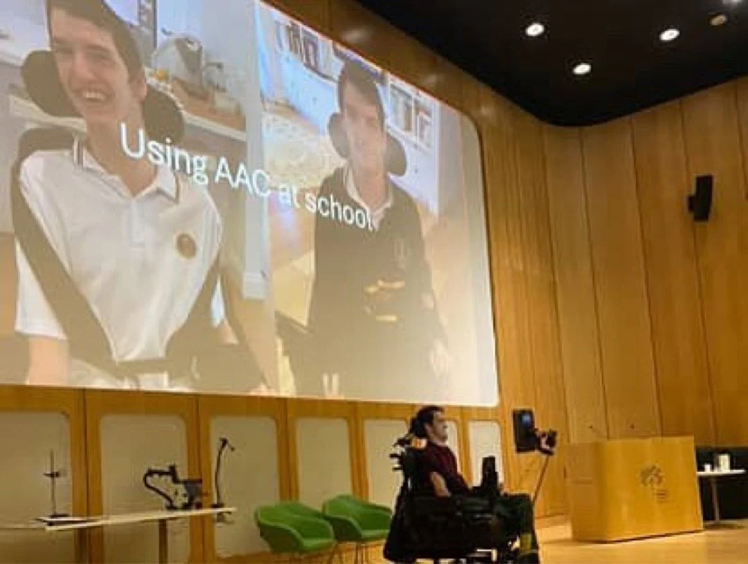 A moment for our wonderful AAC and Technology Coordinator, Noah, who was invited to The Royal Children's Hospital by the National Health and Medical Research Council to speak to a group of over 100 new graduate and early career Speechies. Well done, 