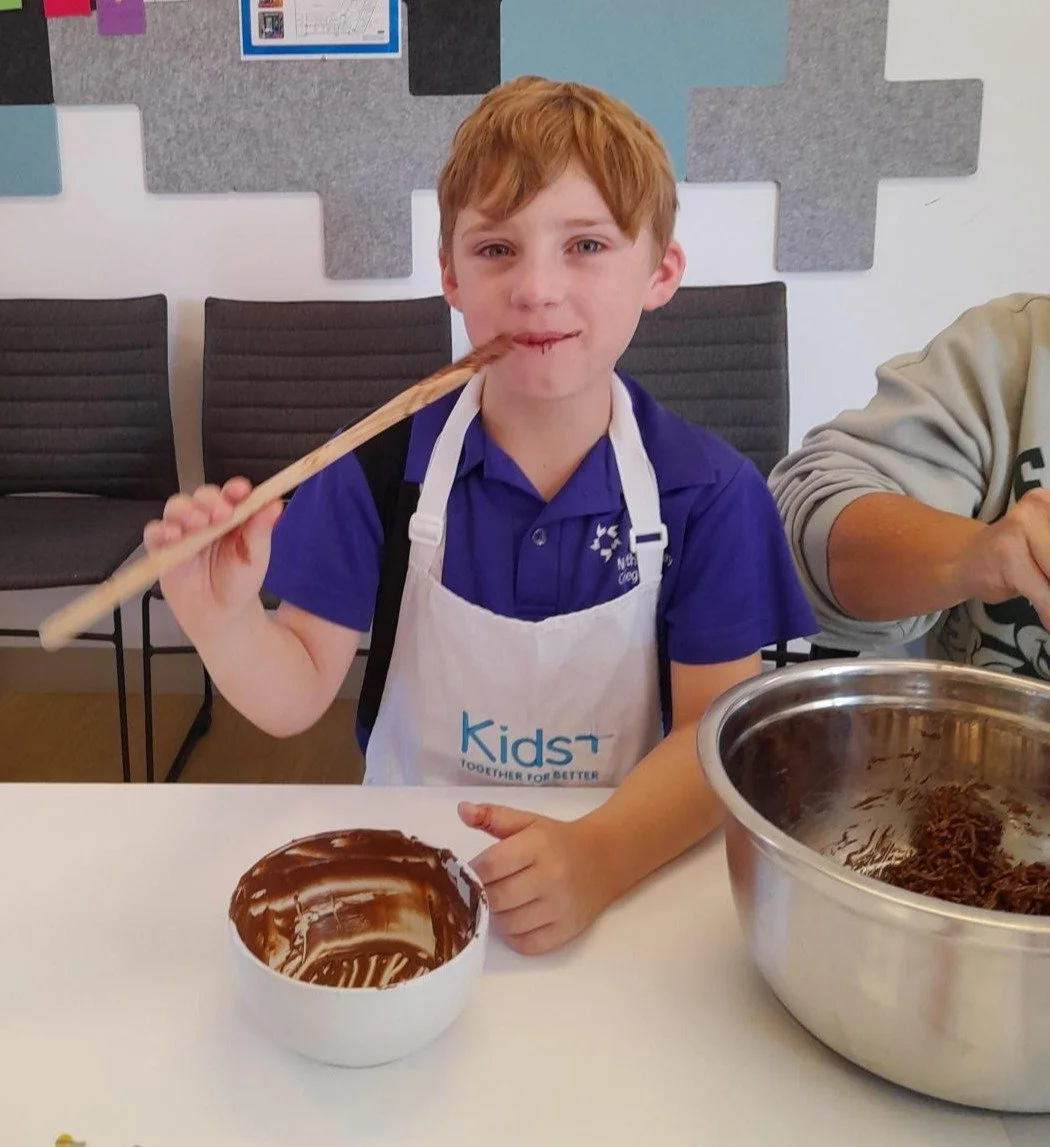 kids cooking class geelong therapy
