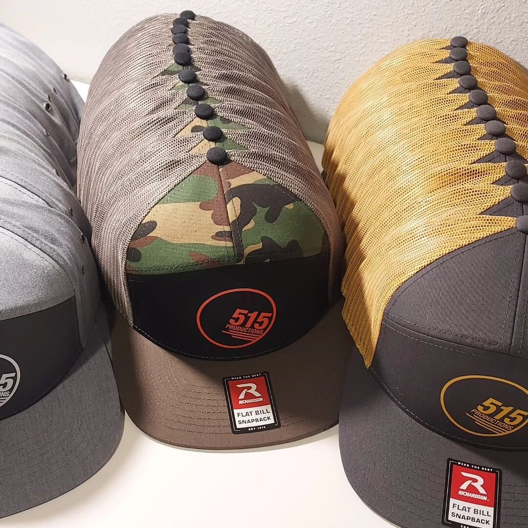 @515.productions 

Thanks so much for the business. We look forward to working with you again in the future. These #richardsonhats are 🔥 We love the design. 

Is your business in need of some logo wear? Reach out to us today and see what we can do f