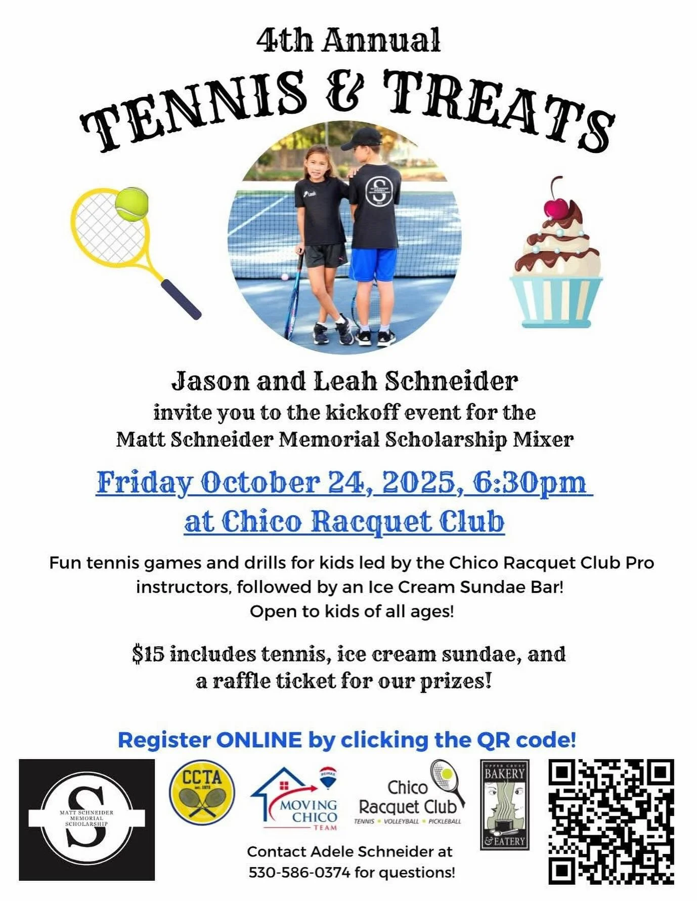 *Rescheduled due to weather and pushed to next week!* Saturday, November 1st is the new date and Sign ups are still available, don’t miss your chance to sign up! Sign up online through the QR code! Let’s show some support and play some te
