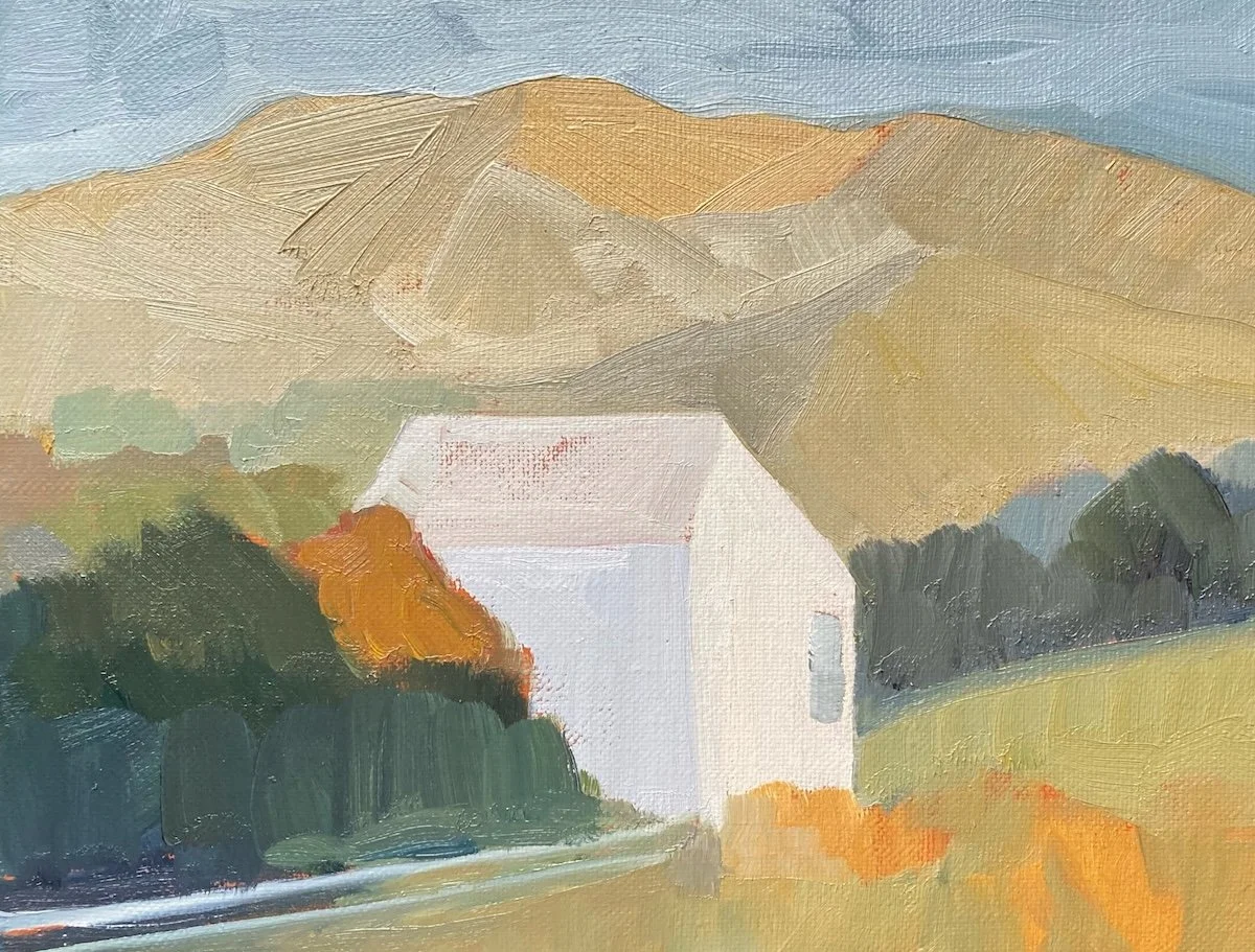 Escape room, oil on linen, 24 x 30 cm