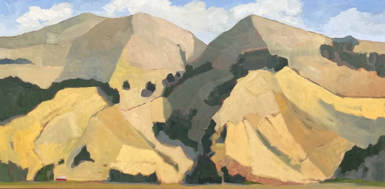 Places we got lost together, 2025, oil on linen, 60 x 120 cm