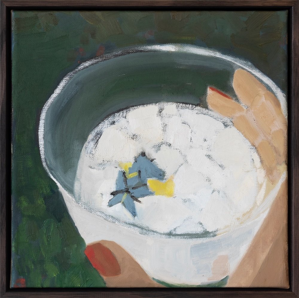 Gin, 2025, oil on linen, 30 x 30 cm