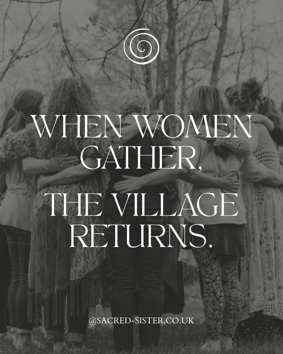 Since the beginning, we have gathered.

Around fires, under moons, beside waters, beneath trees.

We have bled together. Birthed together. Grieved together.
We have whispered truths we weren&rsquo;t allowed to speak aloud.
We have held each other thr