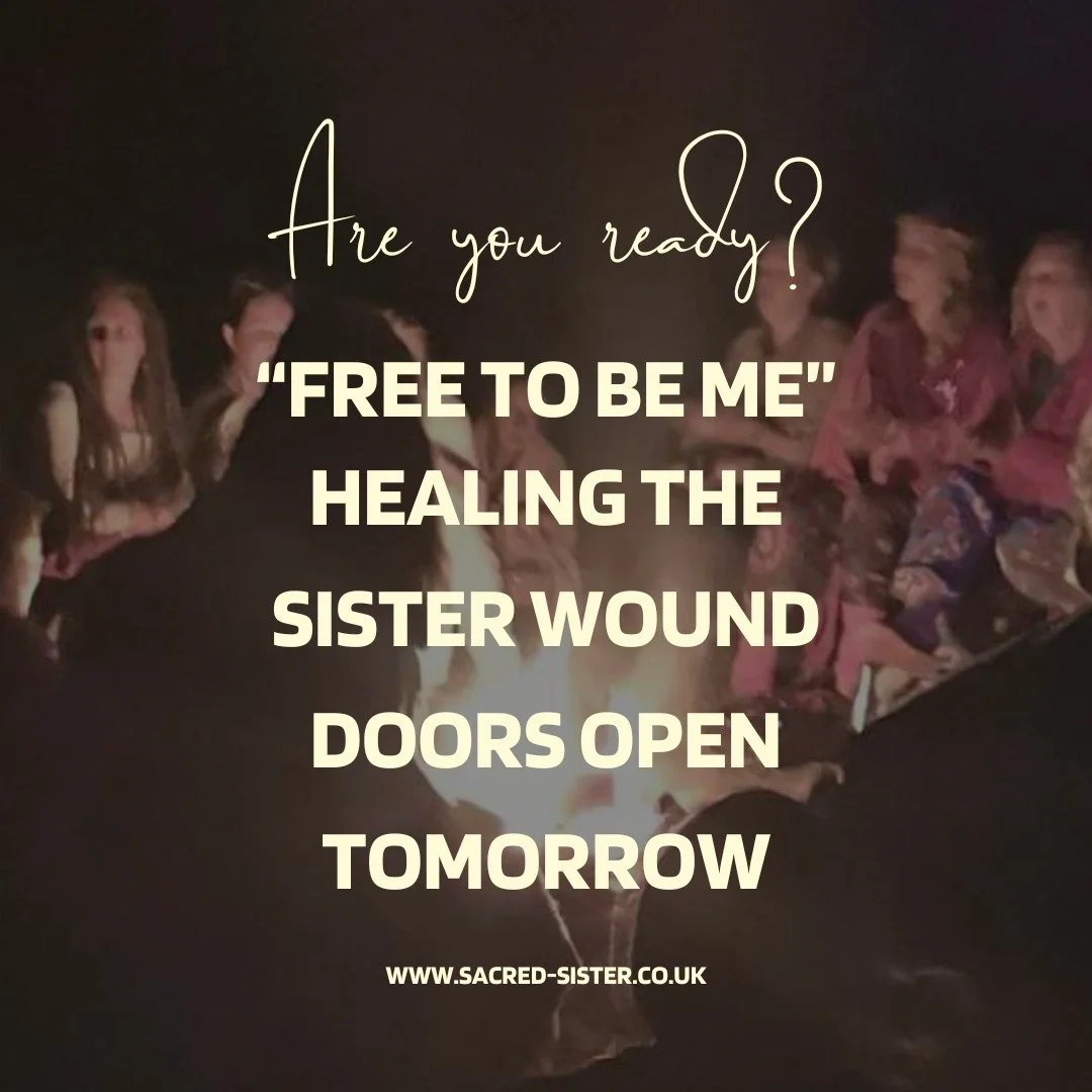 THE DOORS OPEN TOMORROW.....
I launch lots of different workshops, courses, events and retreats, this one I just know is going to be so powerful. 
This wound affects all of us, not just the women, the knock on of how this wound plays out in humanity,