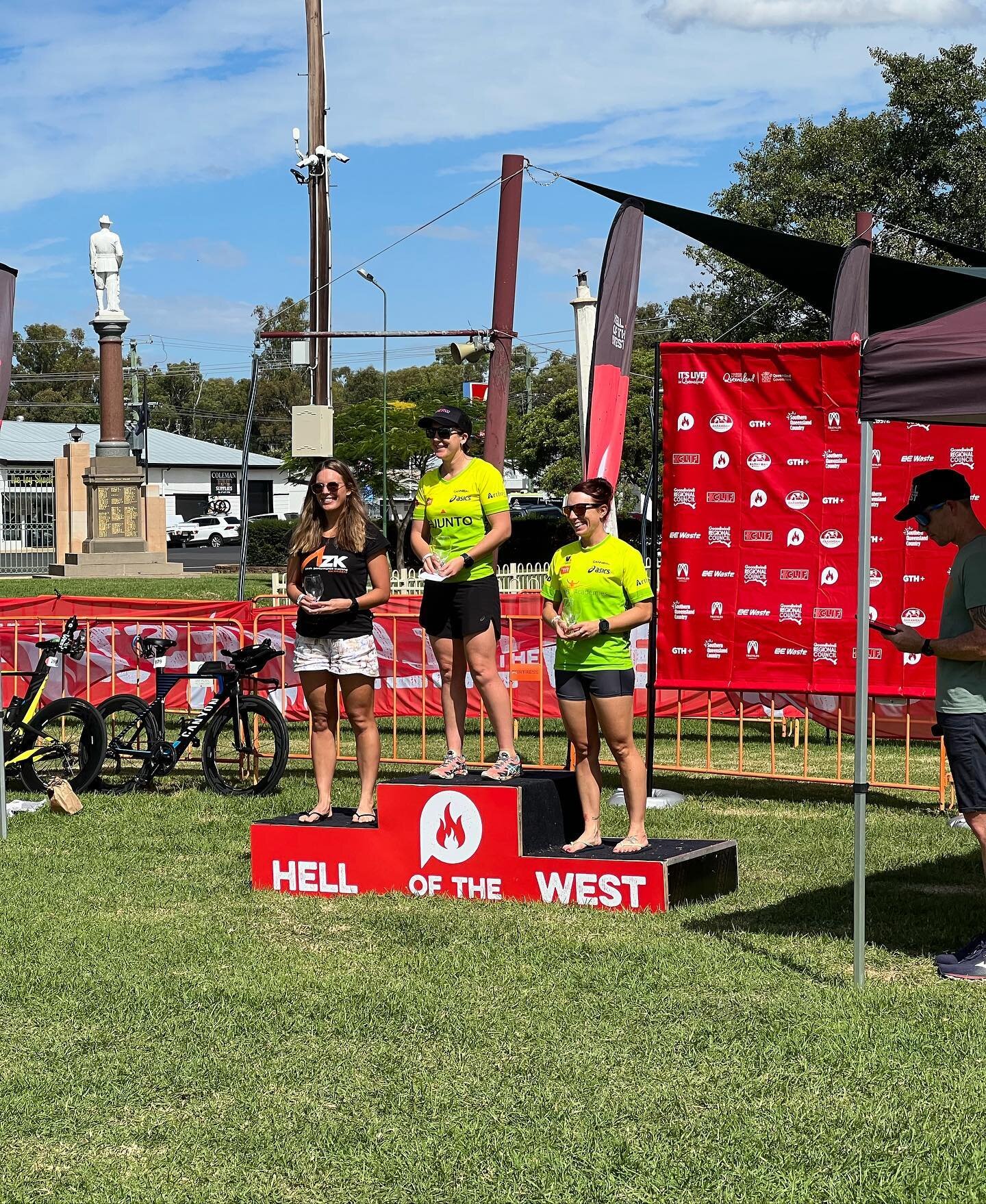 Hell of the West 
@swimbik3run 🥈 
@andresztri 🥉 

Gold Coast Sprint 
@pennyivory 🥇 
@emma_quinn_88 🥇
@alexiaflth first race and real good improvements! 

A reminder that consistent smart work always pays off. With time . No need to rush . We rush