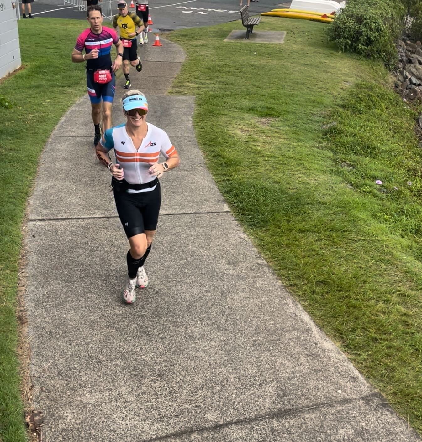 Always one of the most hard workers in the room, always giving her best no matter what . Always gets her mind in the game when it counts . 
Tremendous work over port Mac 70.3 @kimboyd69 coming away with 5th in her age group as we build through the ye