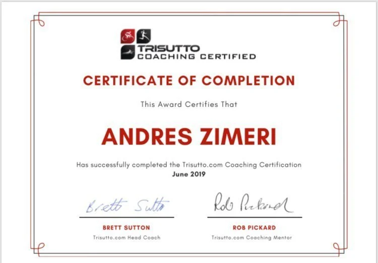 Andres Zimeri Trisutto coaching certification