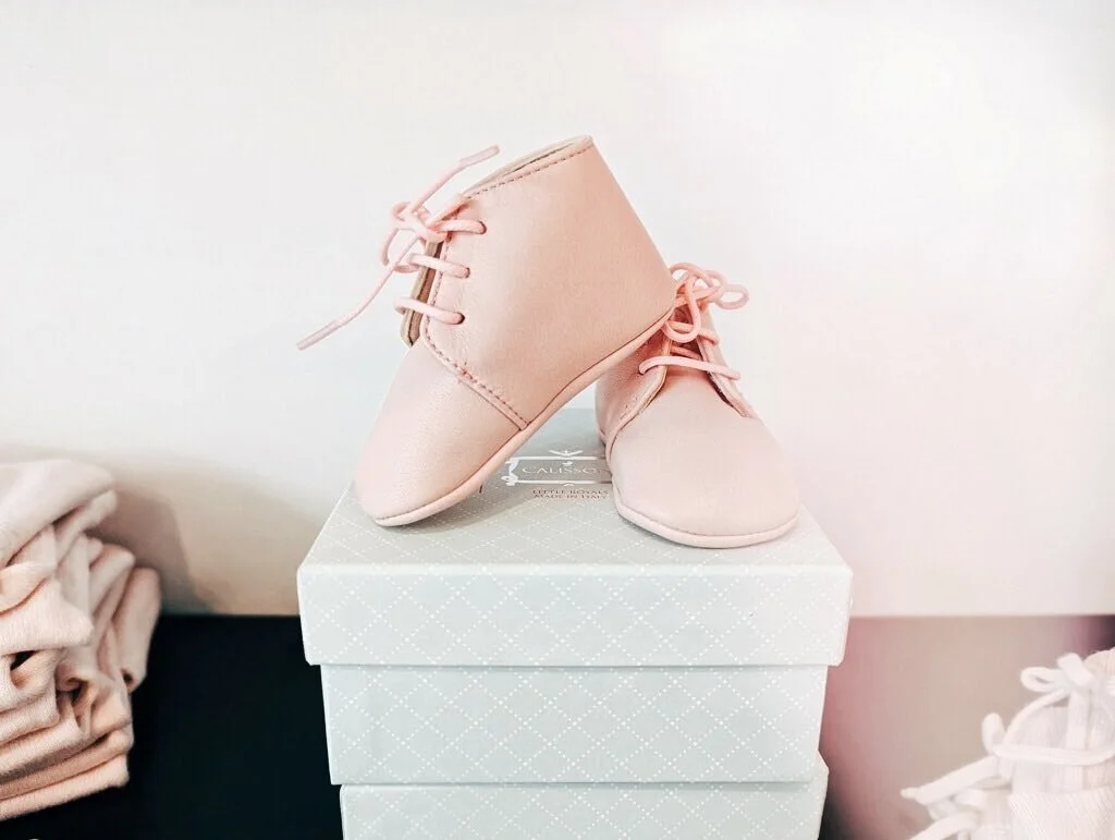 Calisson Little Royals Lambskin Leather Booties made in Italy