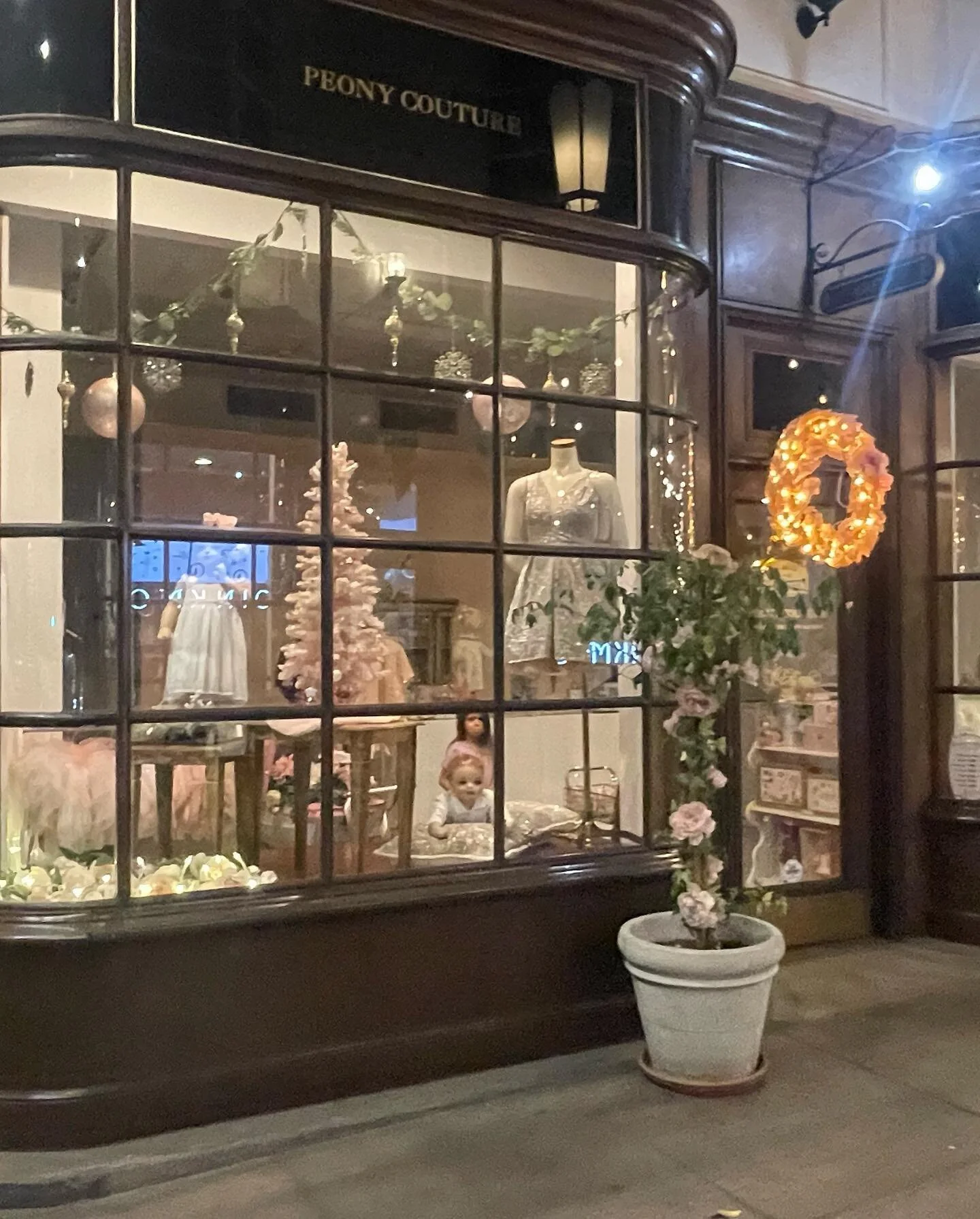 The night before South Lake Holiday&hellip; Visit Peony Couture tomorrow between 12-5pm and receive 15% off your purchase and come get a free candy cane