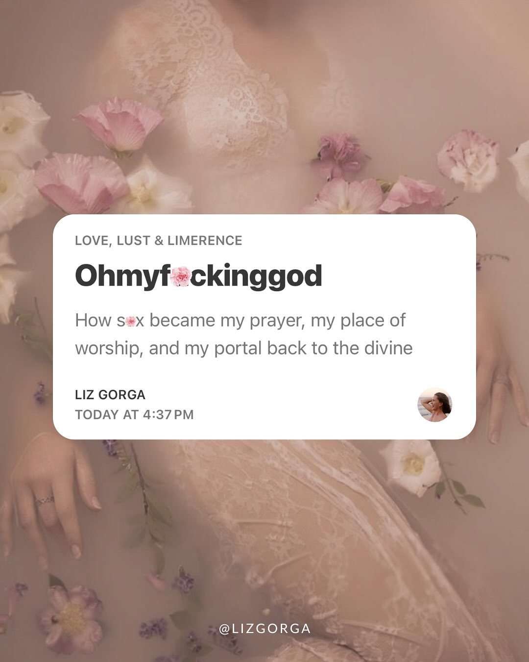I used to think s*x and God couldn&rsquo;t coexist. 

Yet, over the years,
S*x has become my prayer,
My place of worship,
My portal back to the divine.

Devour the whole story in my newest Substack 🫶🏽
