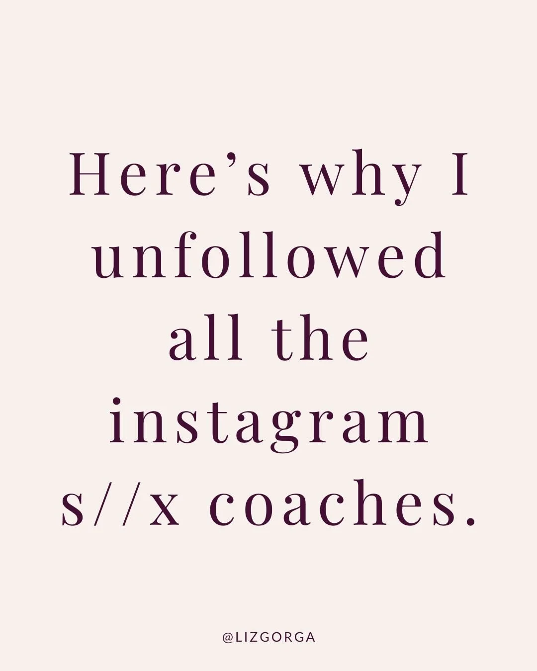 The best thing I ever did for myself was close the self-help books, delete the freebies in my inbox, mute the accounts that were all preaching the same thing, and listen to my own body.

Because there&rsquo;s no template for your s//xual renaissance.