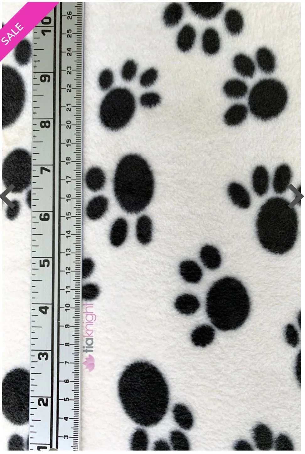Paw Print Fleece