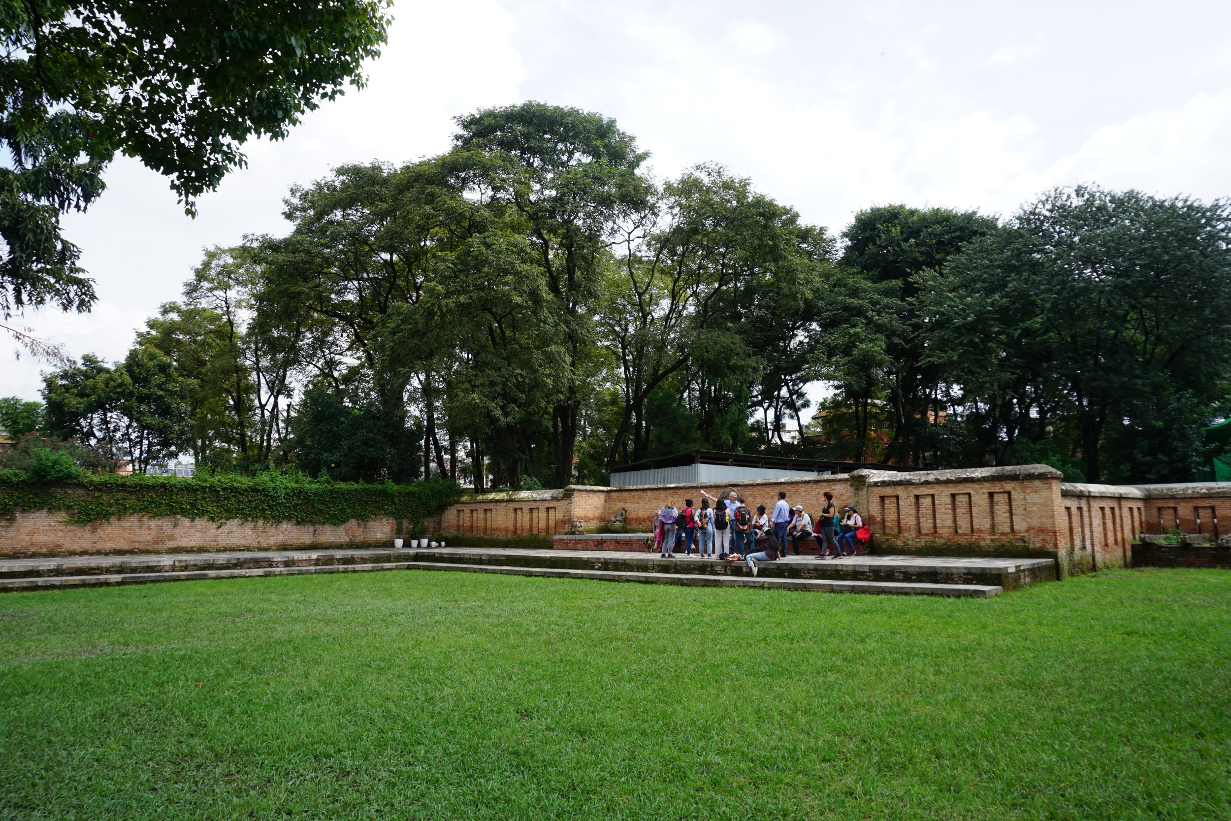 The garden inside Patan Musuem, locally known as “Bhanaa k:ban:.” Photo: Nija Maharjan