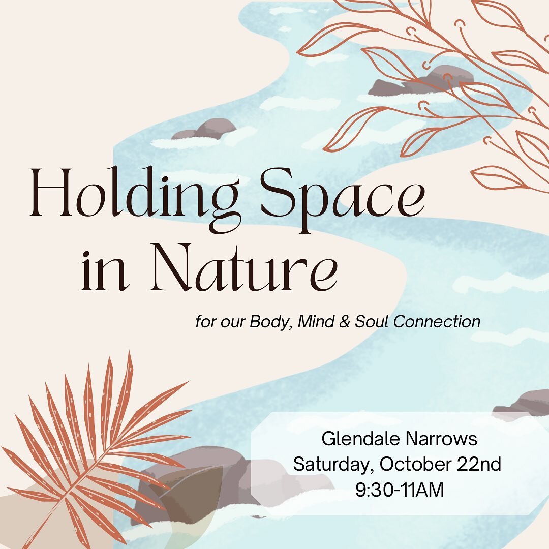 This Saturday will be the last Therapeutic Circle of this quarter facilitated in partnership with @rootedinnaturetherapy! We&rsquo;ll be gathering to mindfully connect with our body, mind, and soul through nature. Would love to see you there! RSVP at