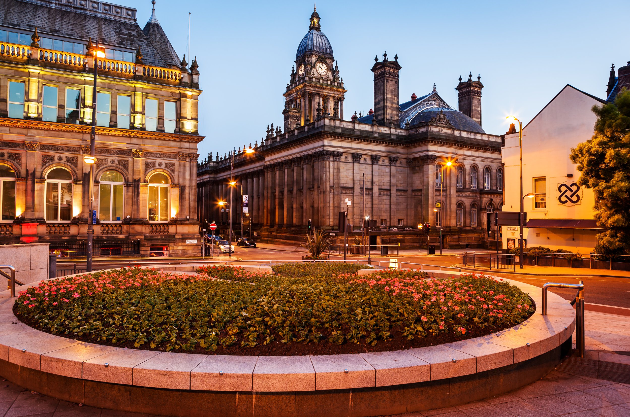 Leeds Town Hall is used for concerts and civic functions
